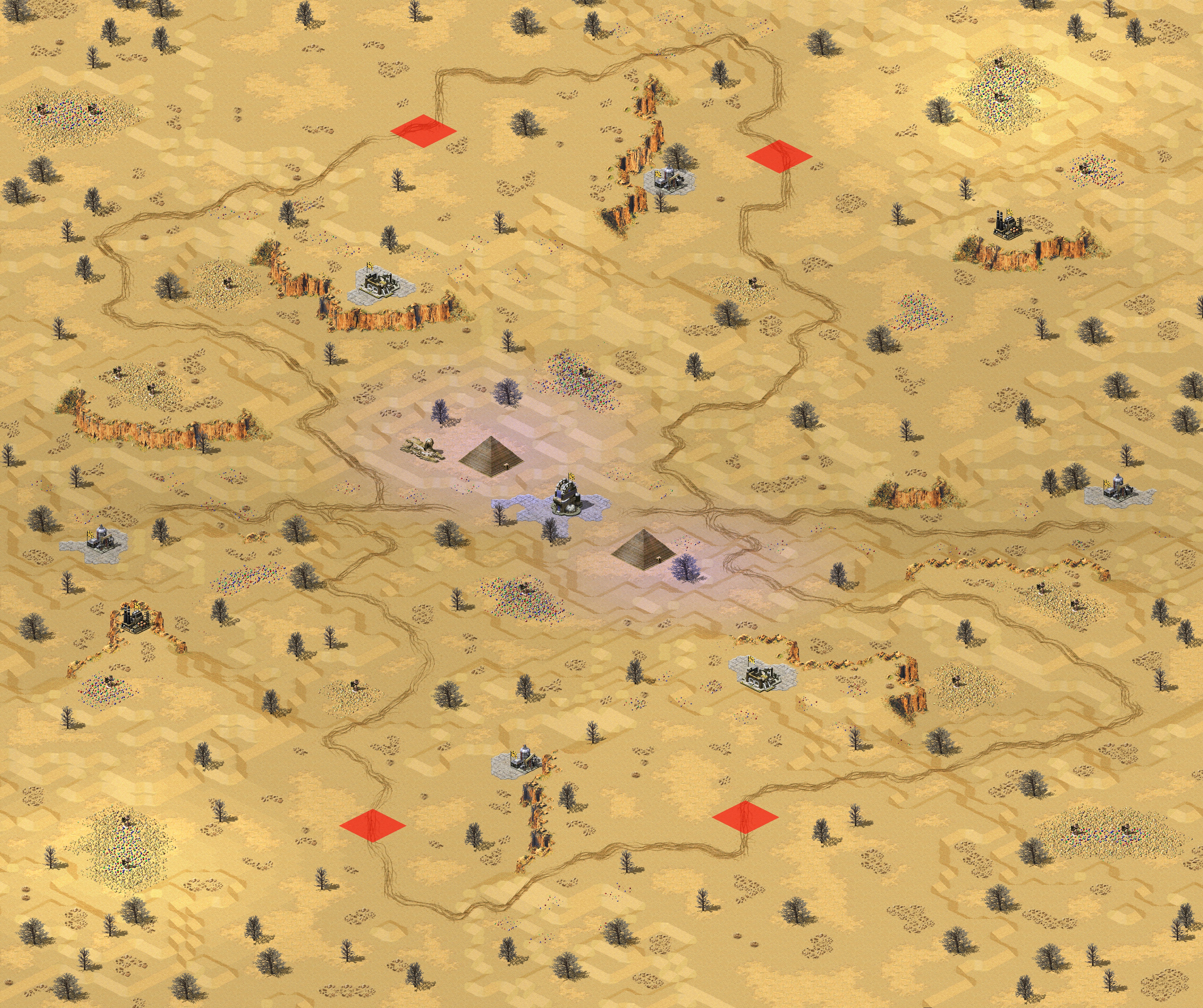 Rendered map: Barren Valley