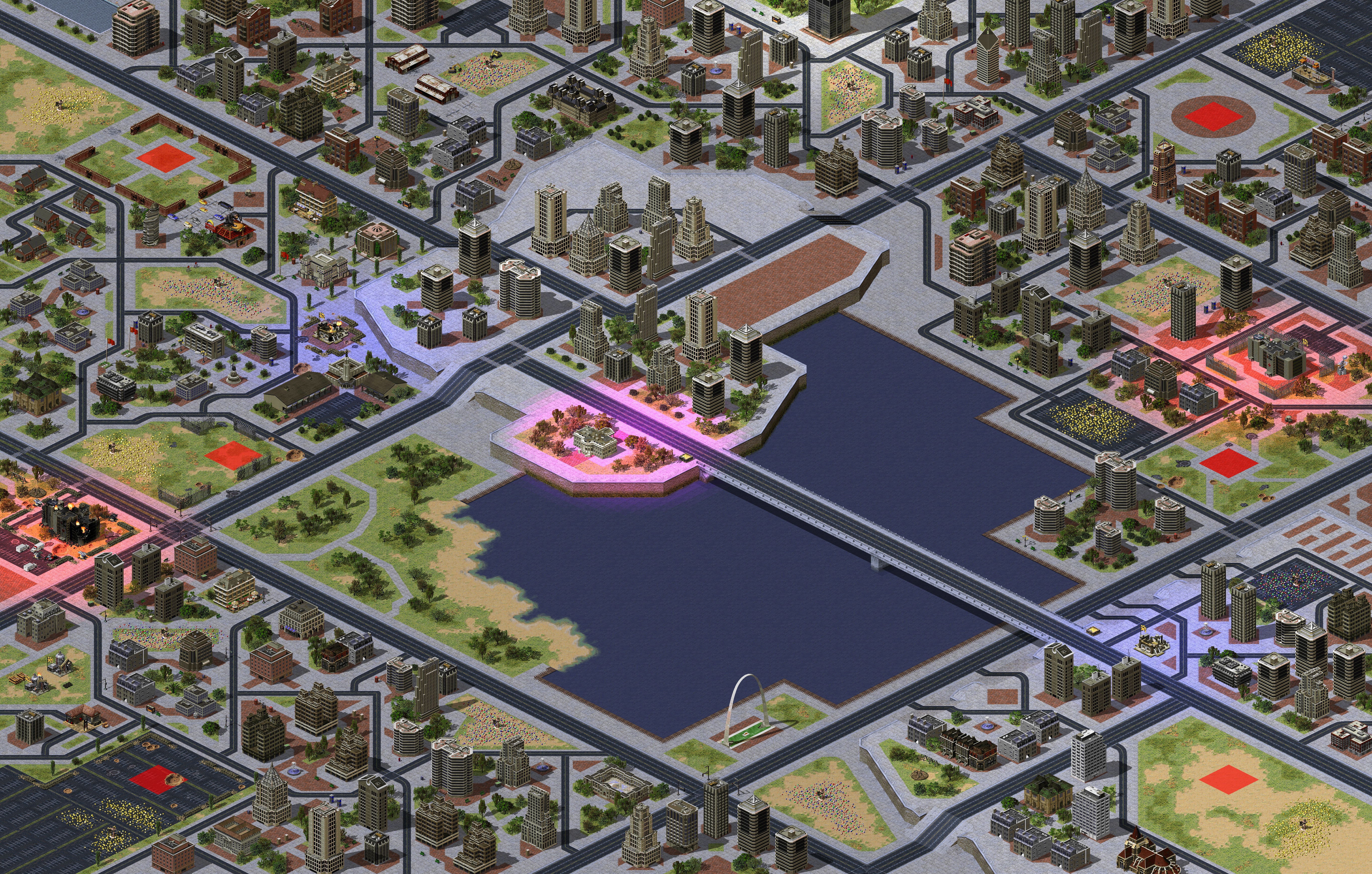 Rendered map: Urban Beach (2)