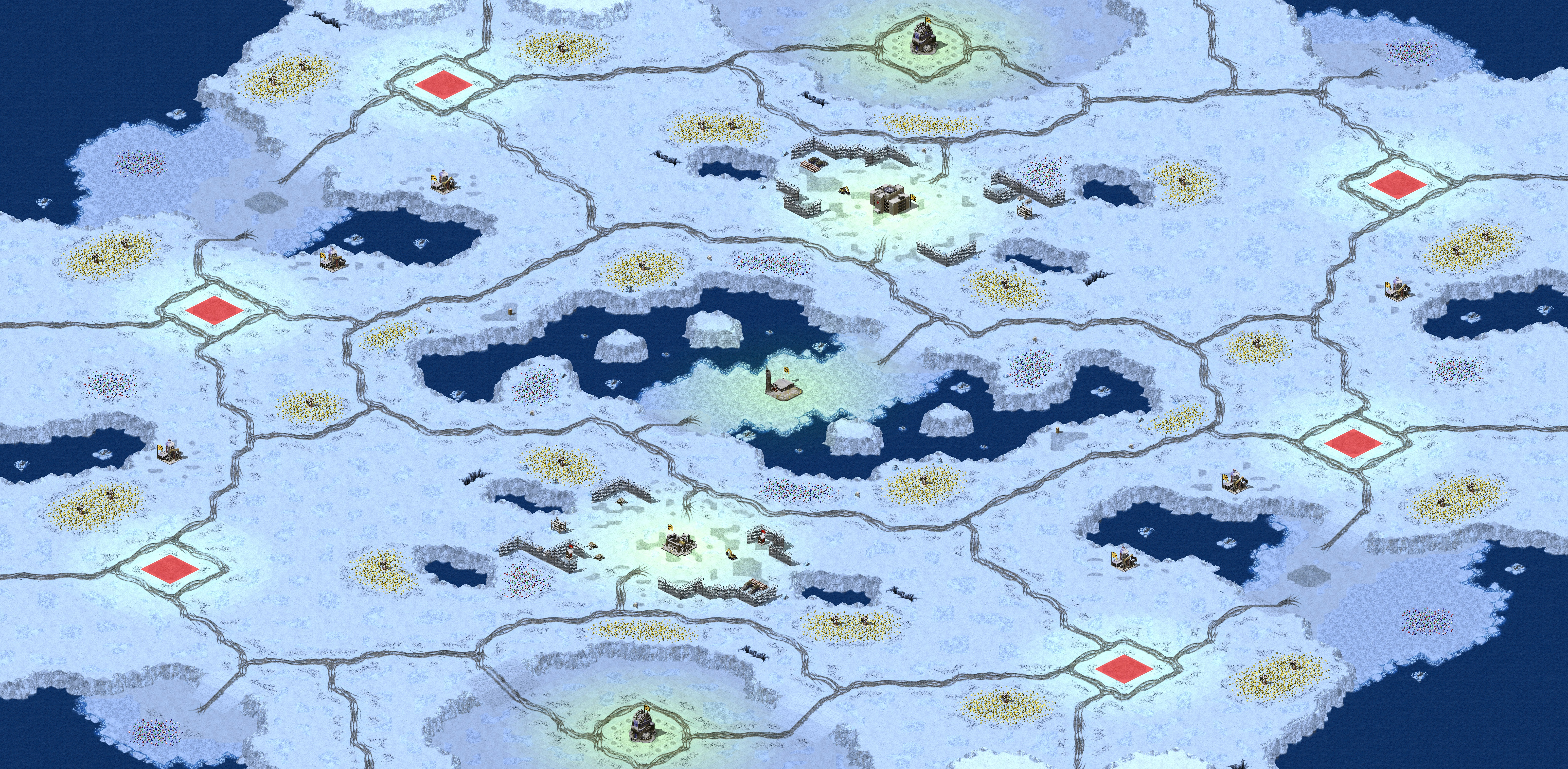 Rendered map: antartic