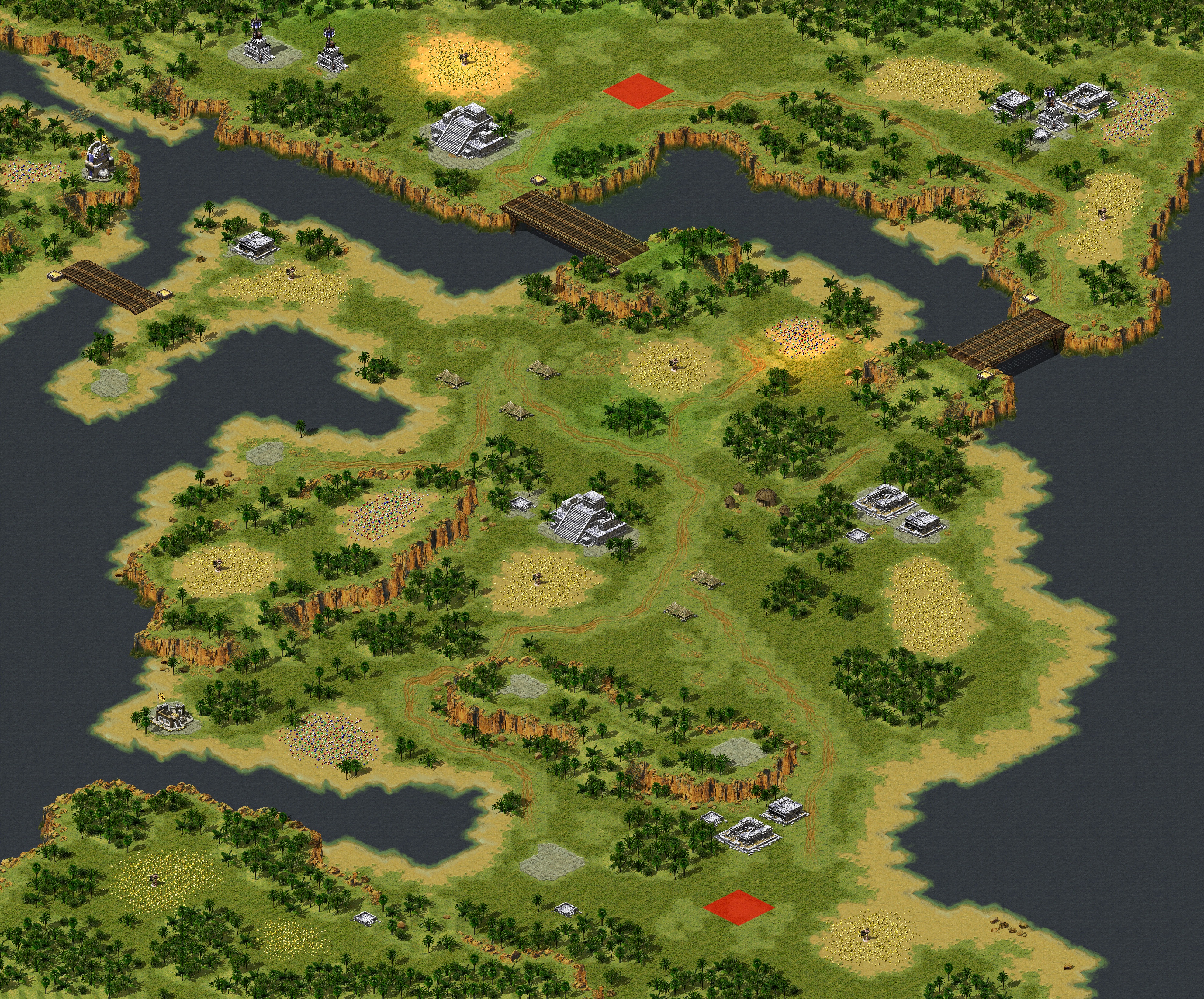 Rendered map: 玛雅之迷（2）