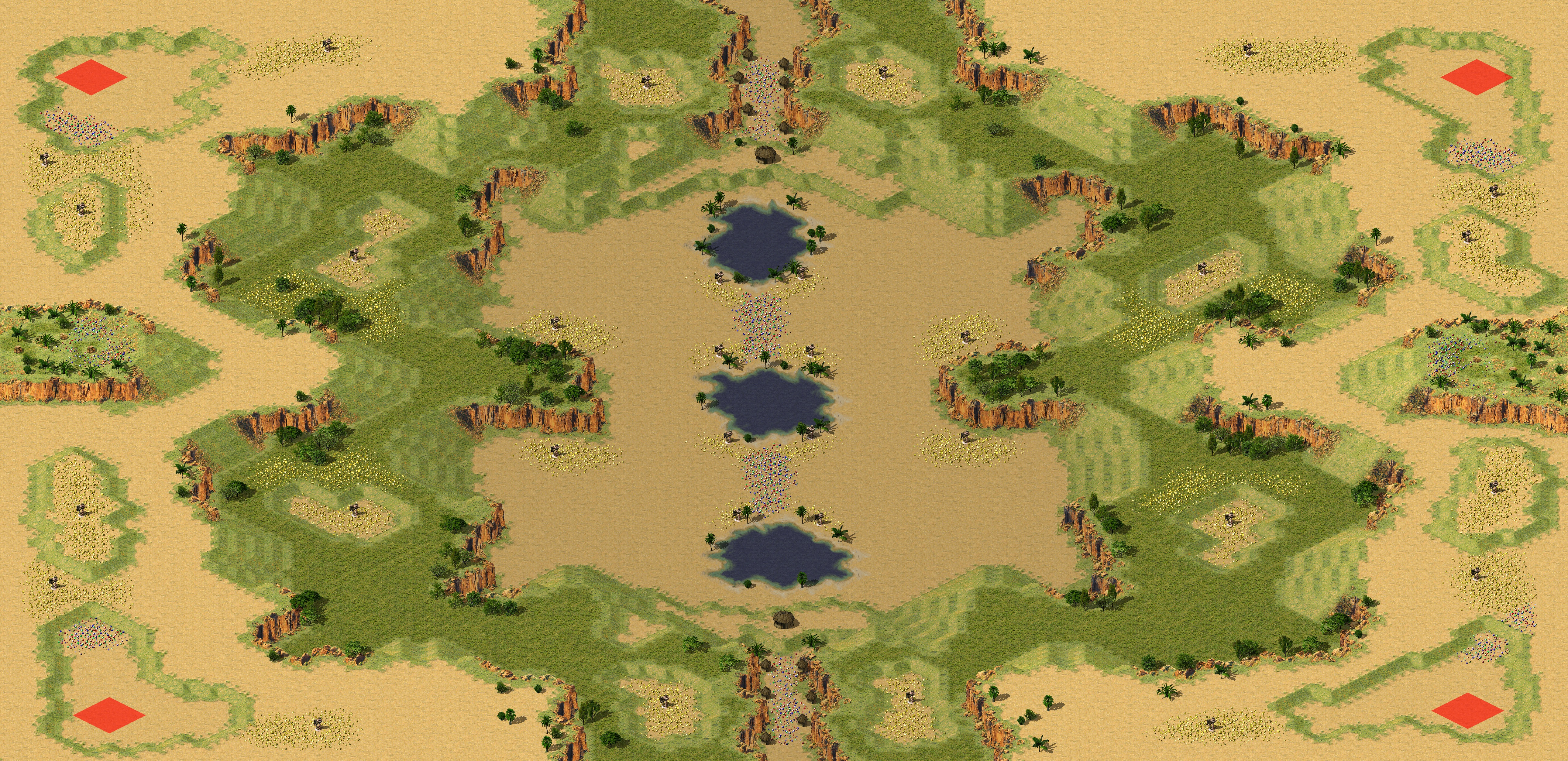 Rendered map: 原版增益-沙漠宝石