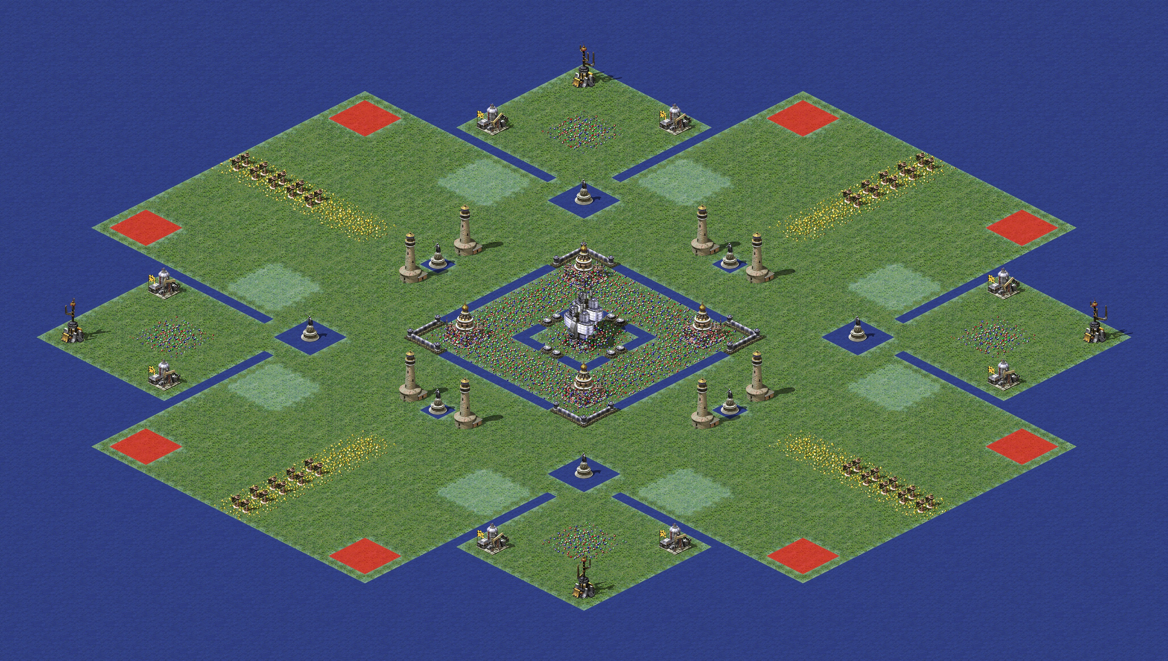 Rendered map: Tech Upgrade 1v1 (2)