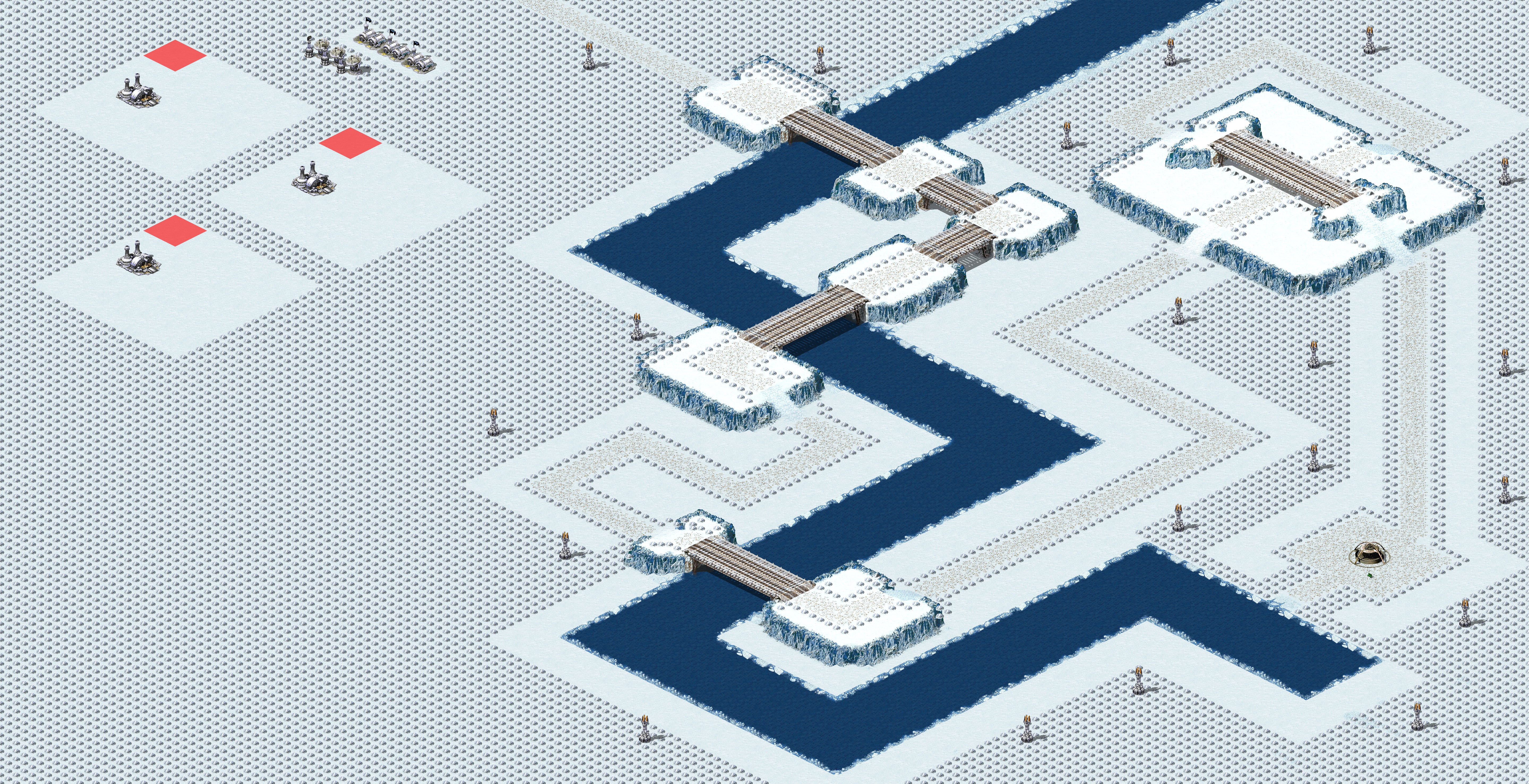 Rendered map: [3] Snarks Second Tower Defense