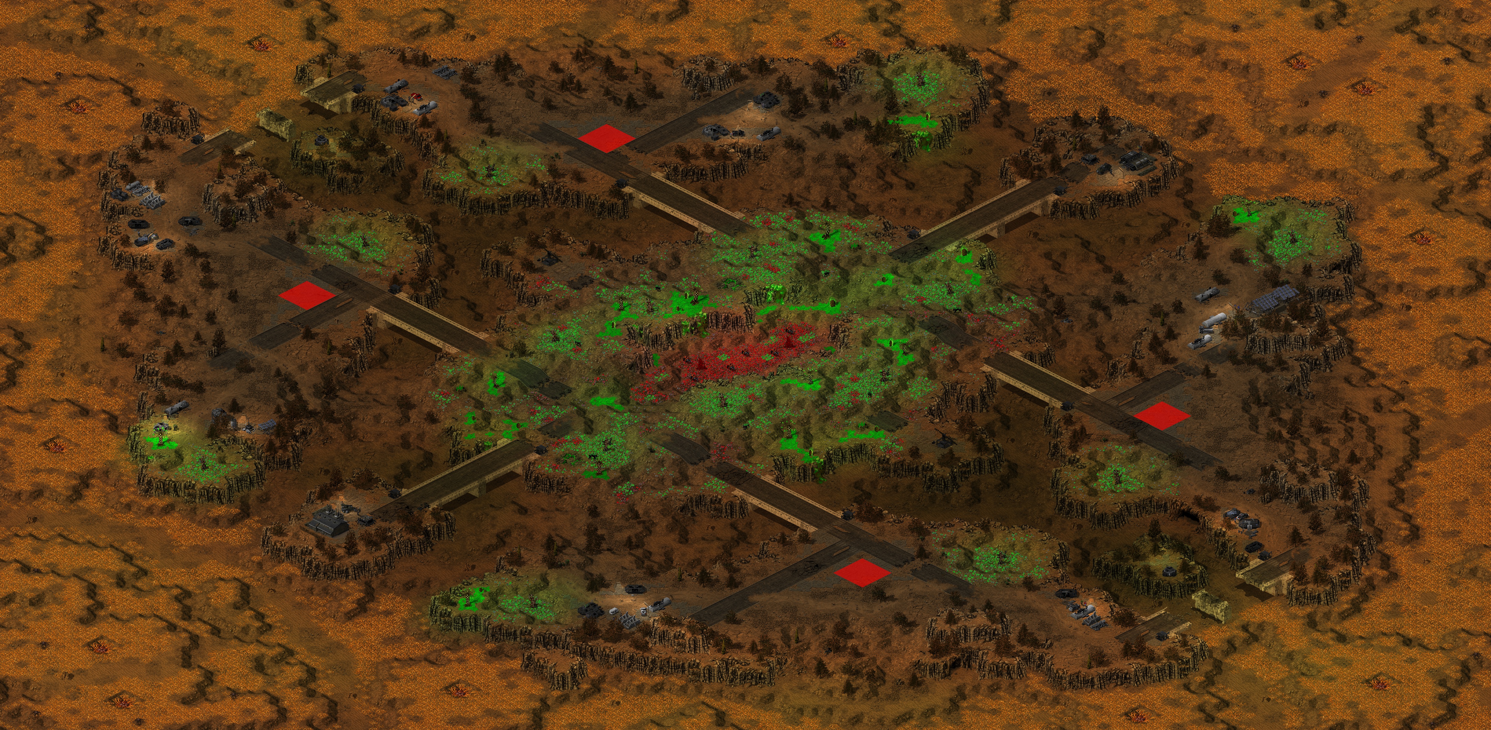 Rendered map: The Menacing Sea
