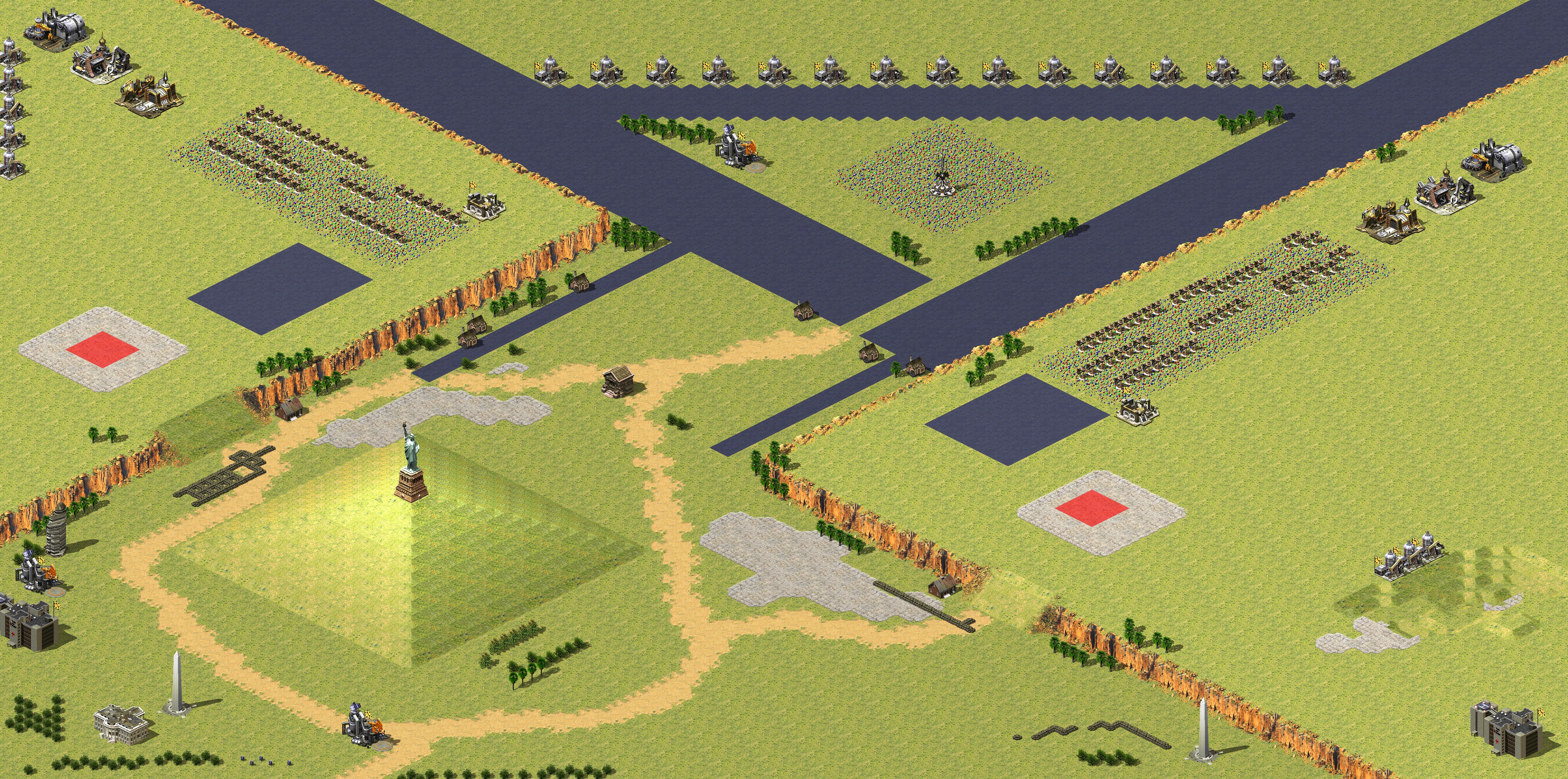 Rendered map: 1v1 Combat