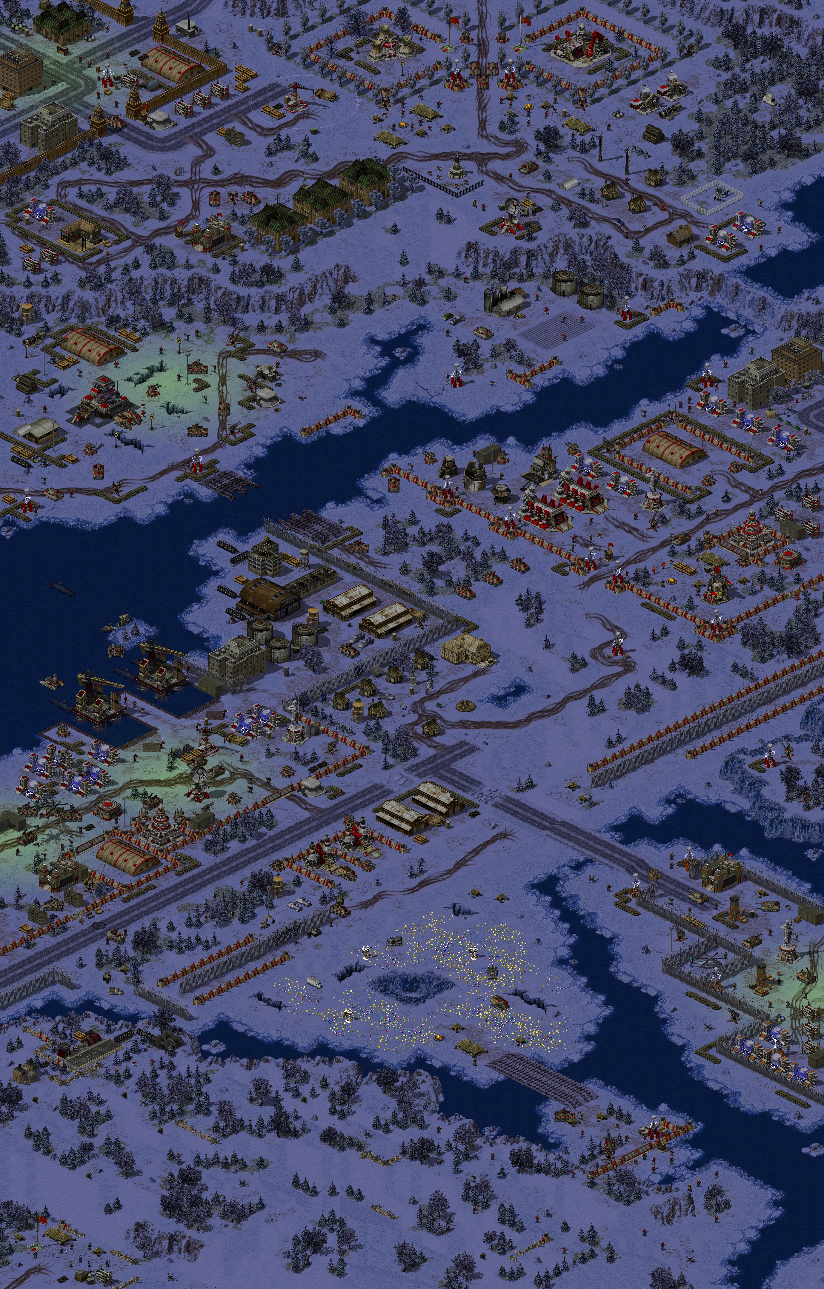 Rendered map: Allied Mission 7: Hammer to Fall