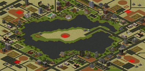 Rendered preview of Central Island