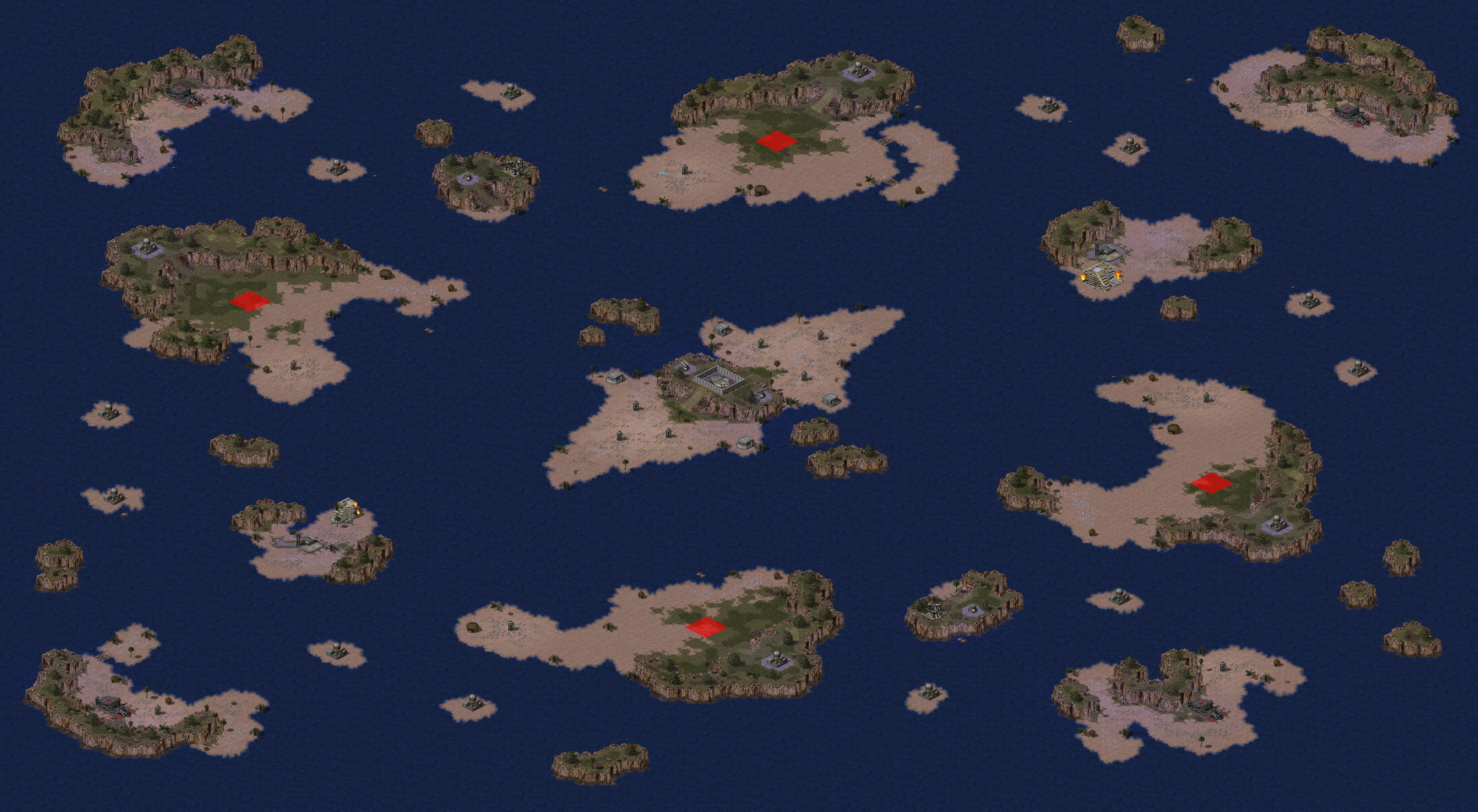Rendered map: Honeymoon