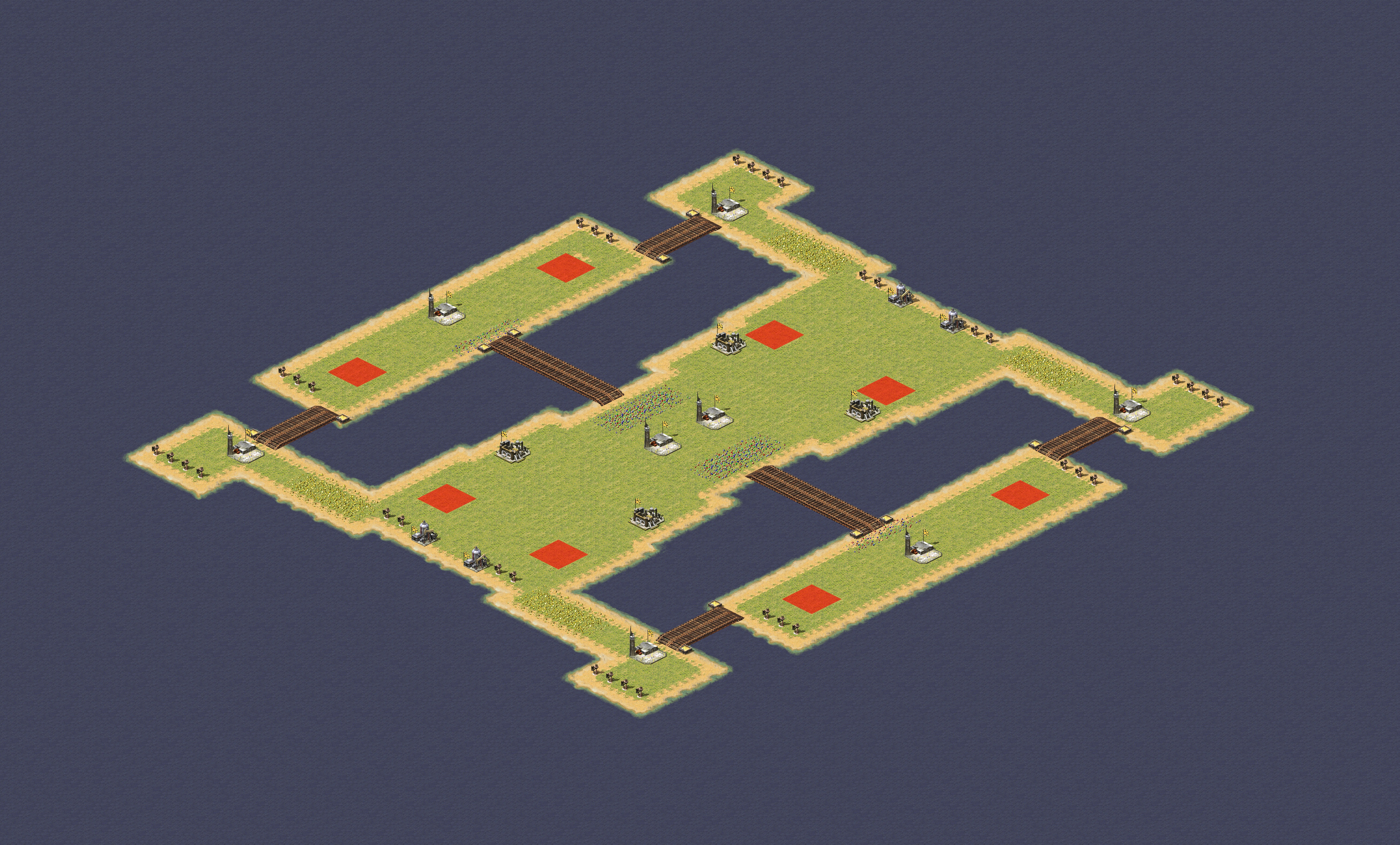 Rendered map: Red Alert New Year's Eve 4v4