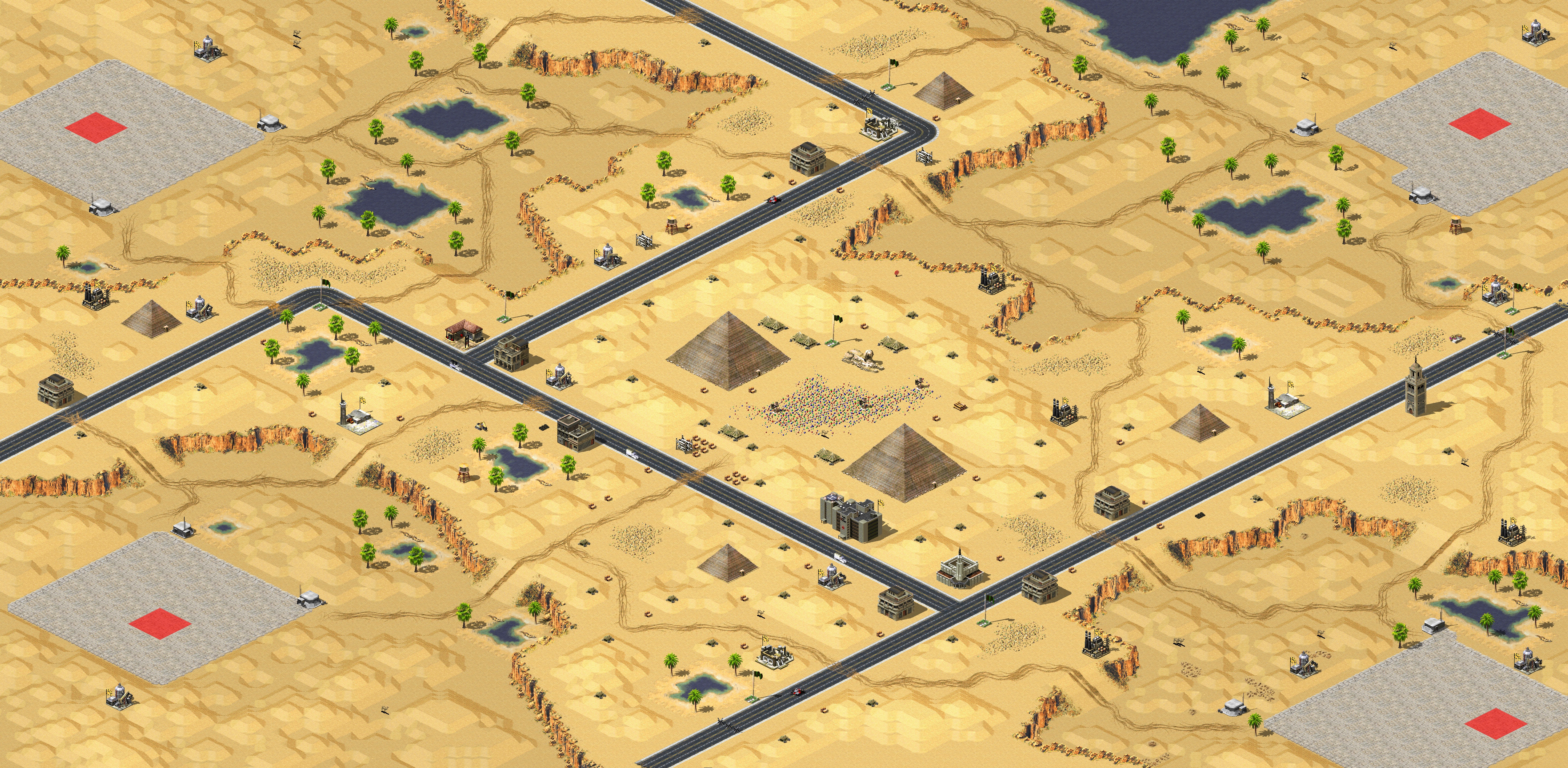 Rendered map: Al-Gadida, Egypt