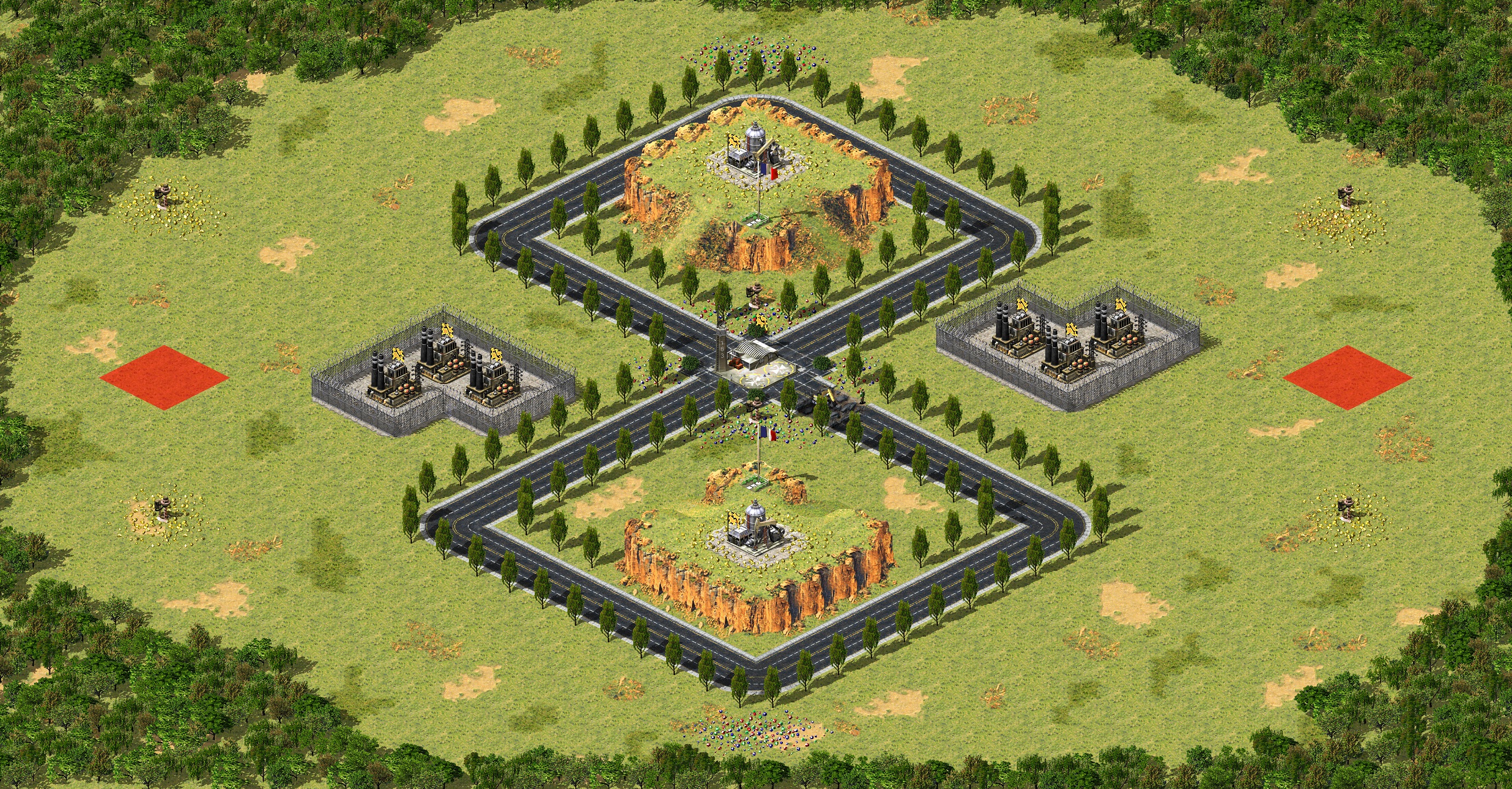 Rendered map: French Airport