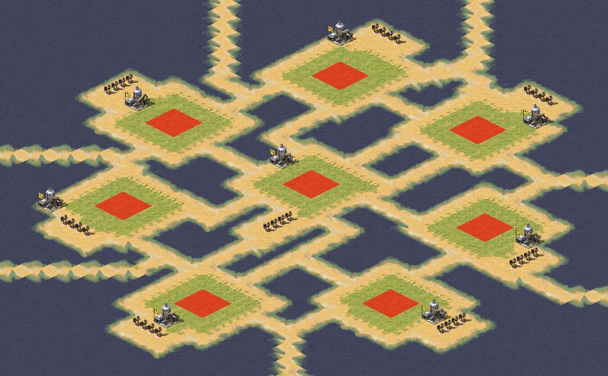 Rendered map: [8] Chinese Mini Oil Land with Ores