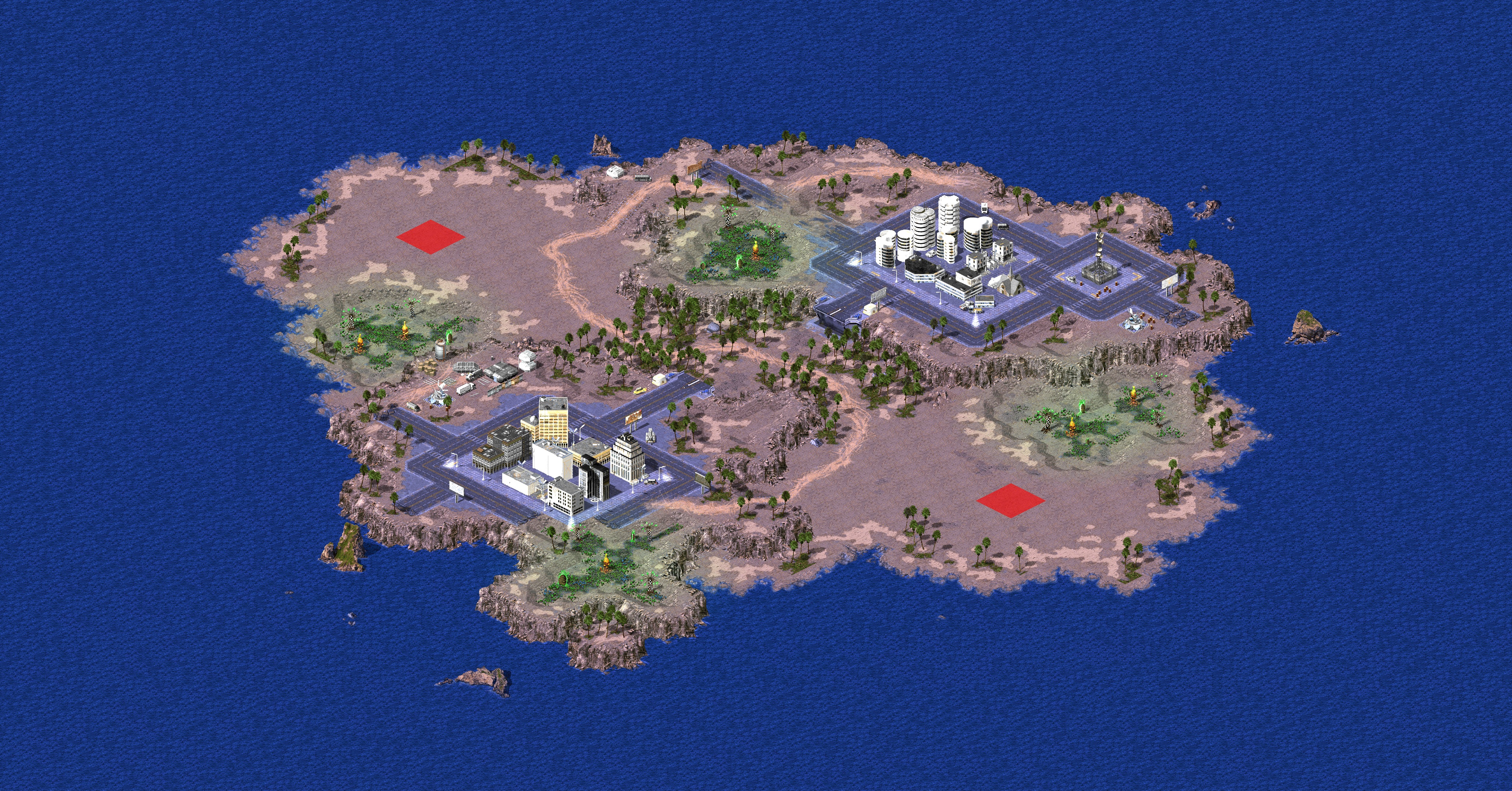 Rendered map: A Tale of Two Cities