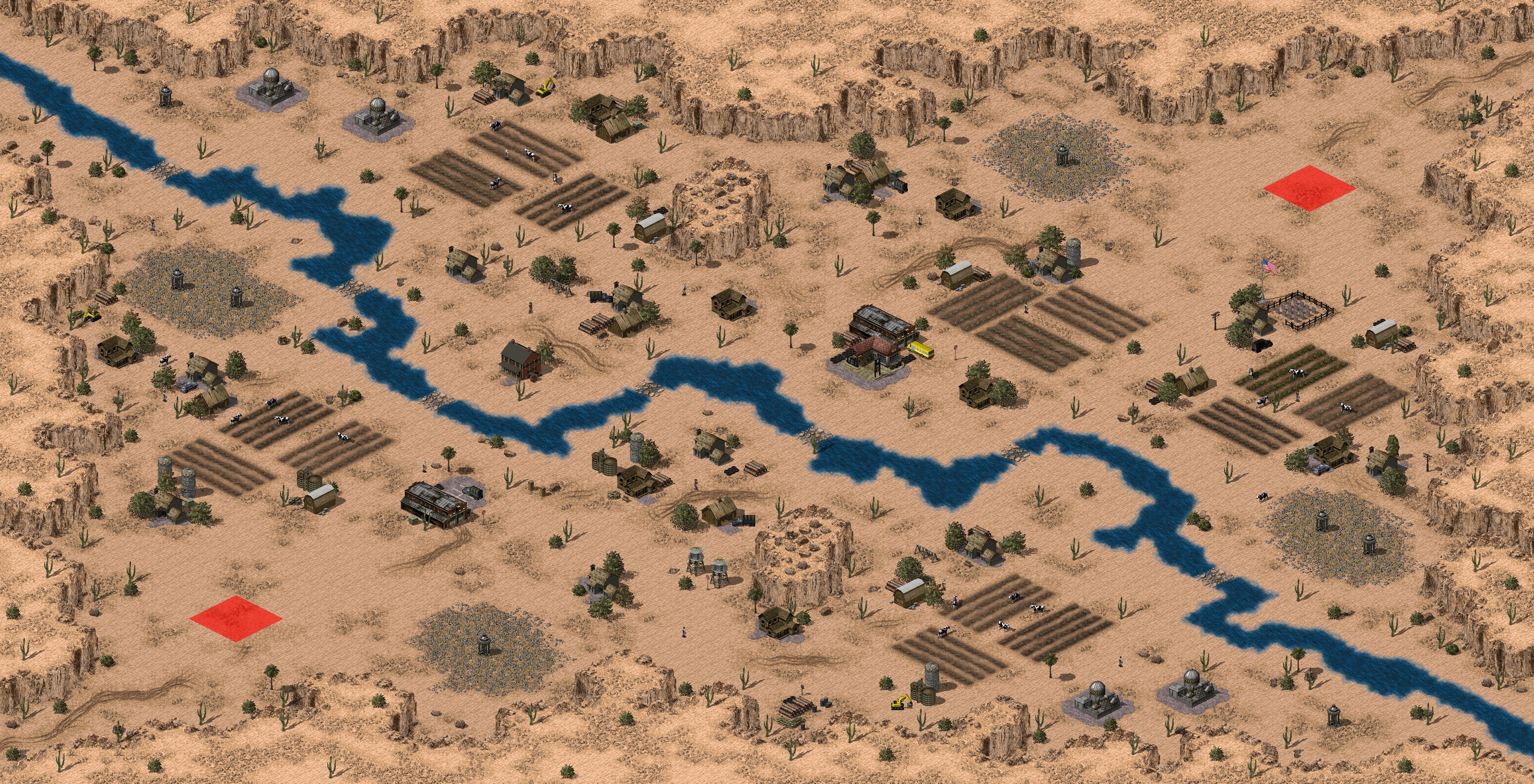 Rendered map: Dustbowl