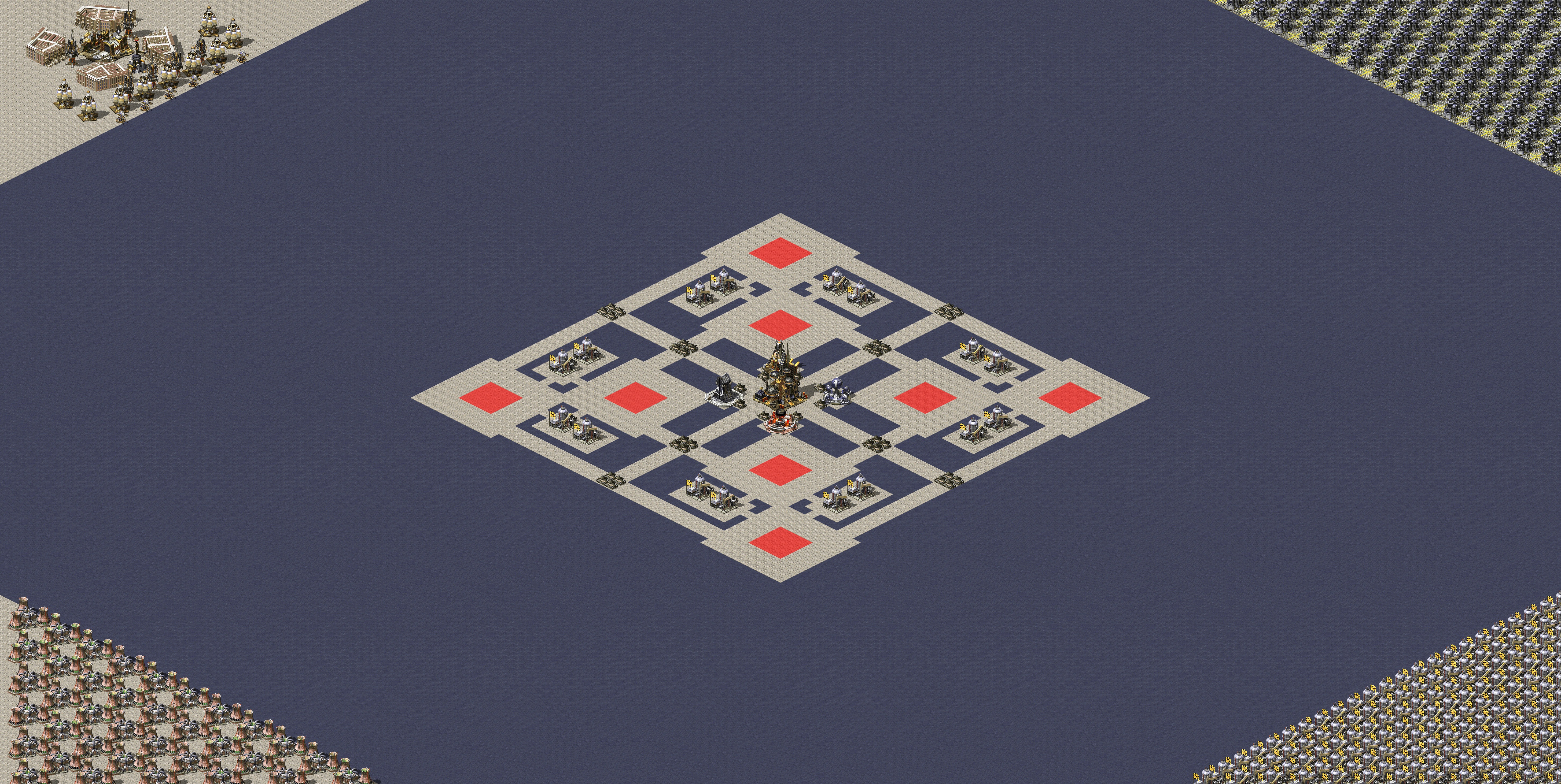 Rendered map: 2v2v2v2