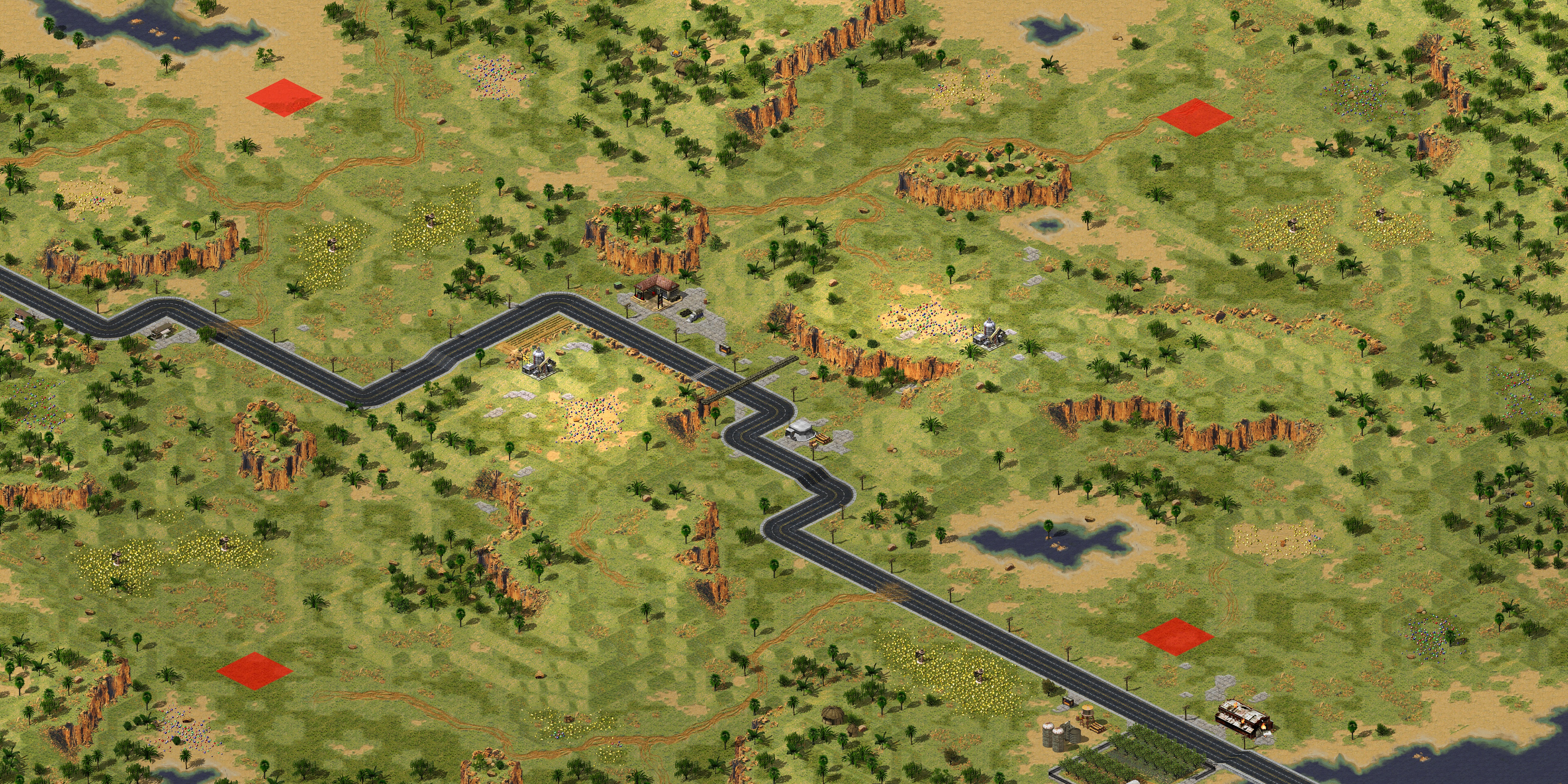 Rendered map: [4] Fierce Battle (PreCaptured)