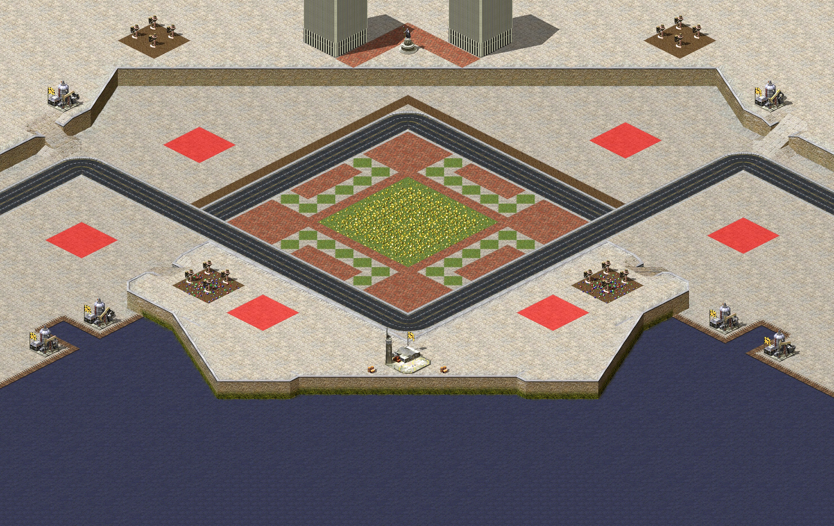 Rendered map: Conflict 3v3 Upgraded