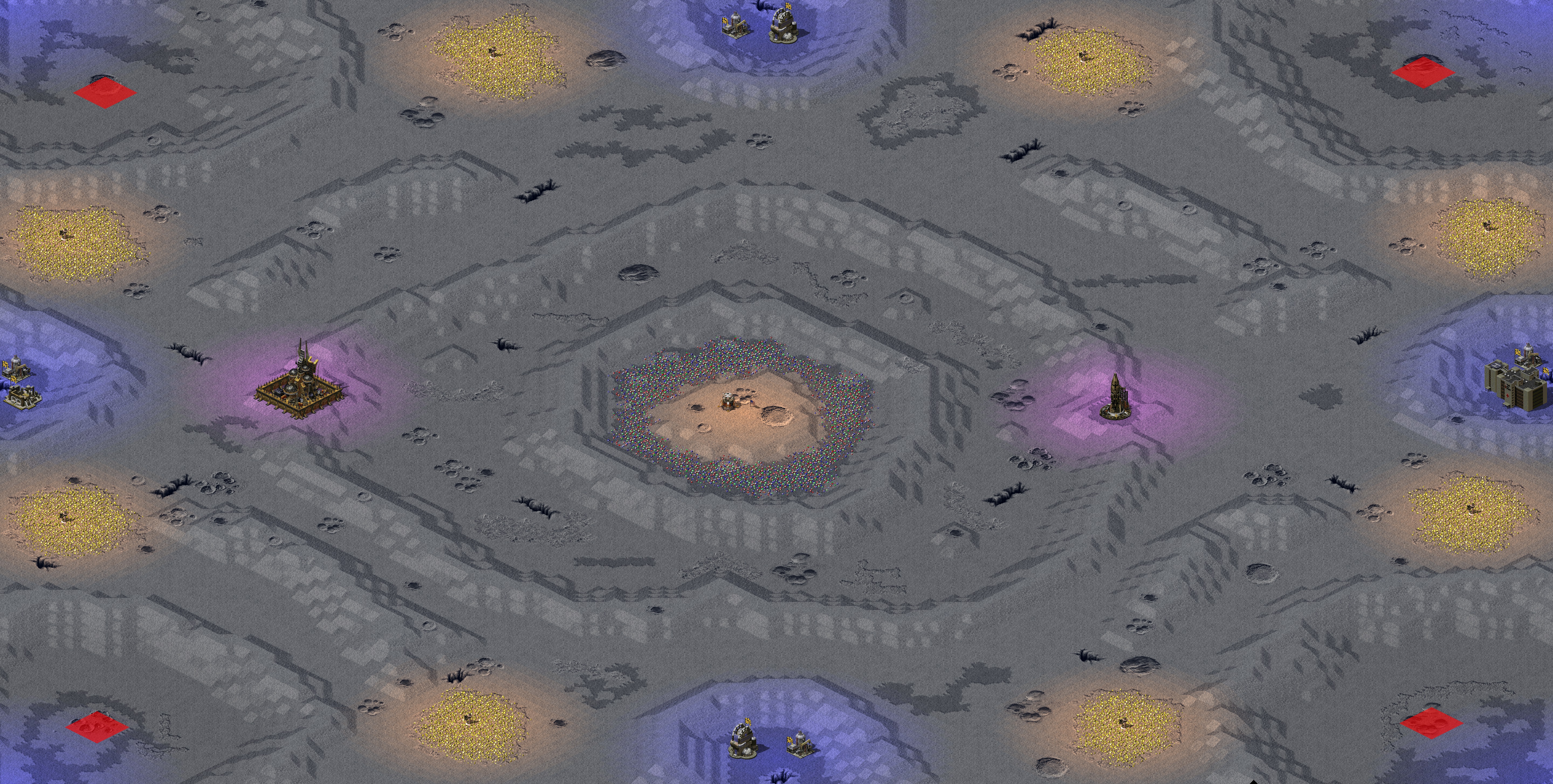 Rendered map: Dark Side of the Moon