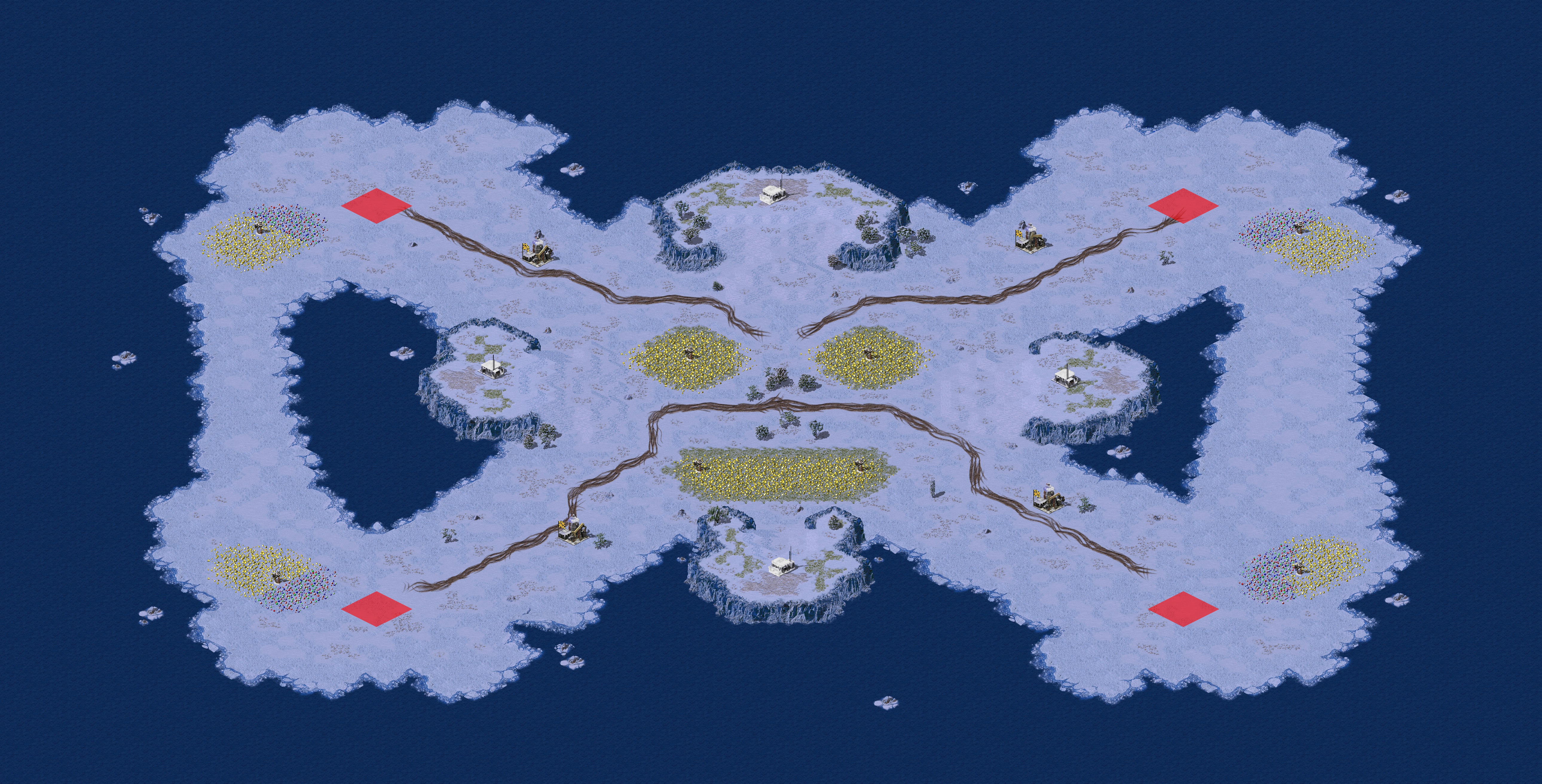 Rendered map: Humor Island