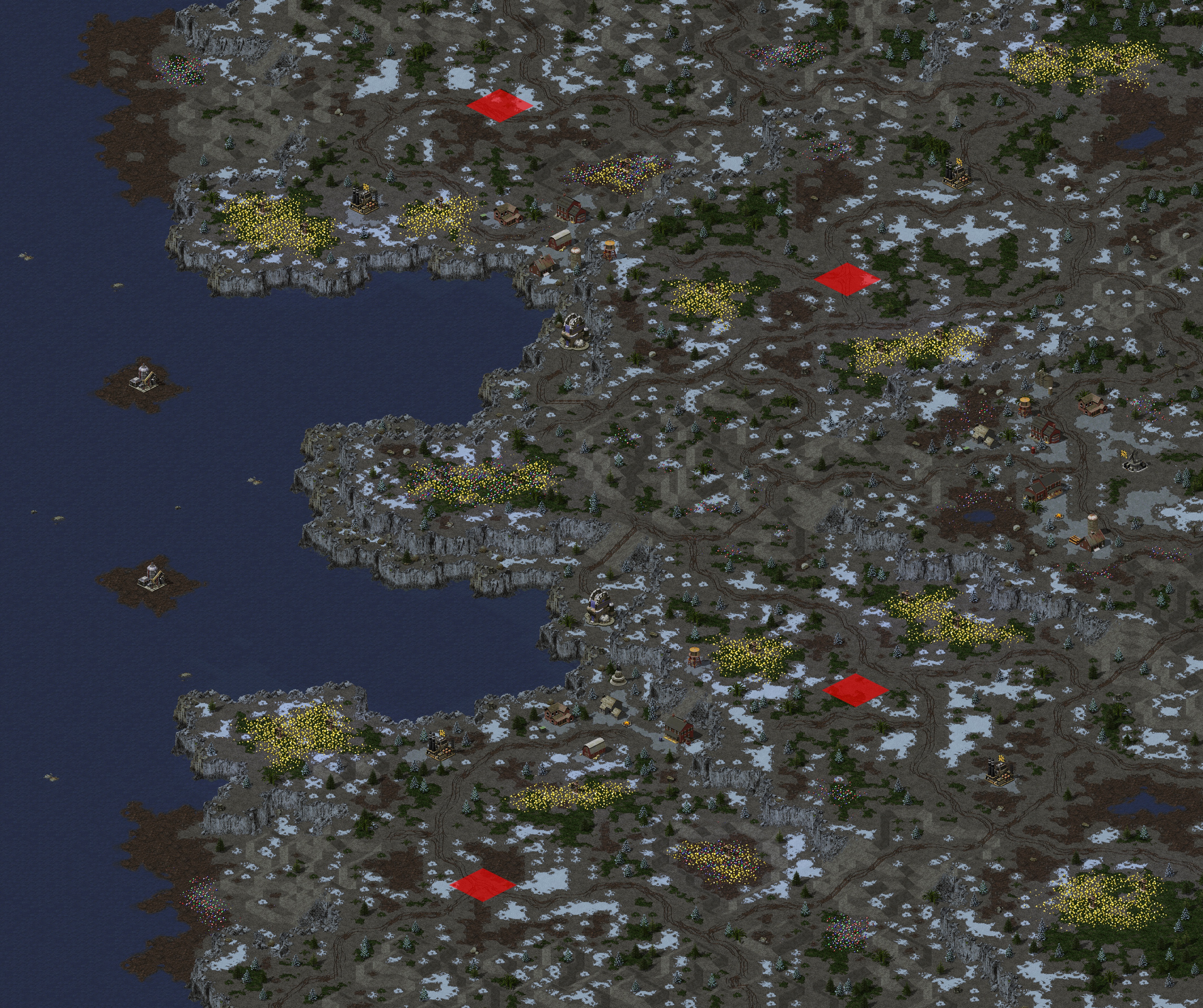 Rendered map: Fiordland