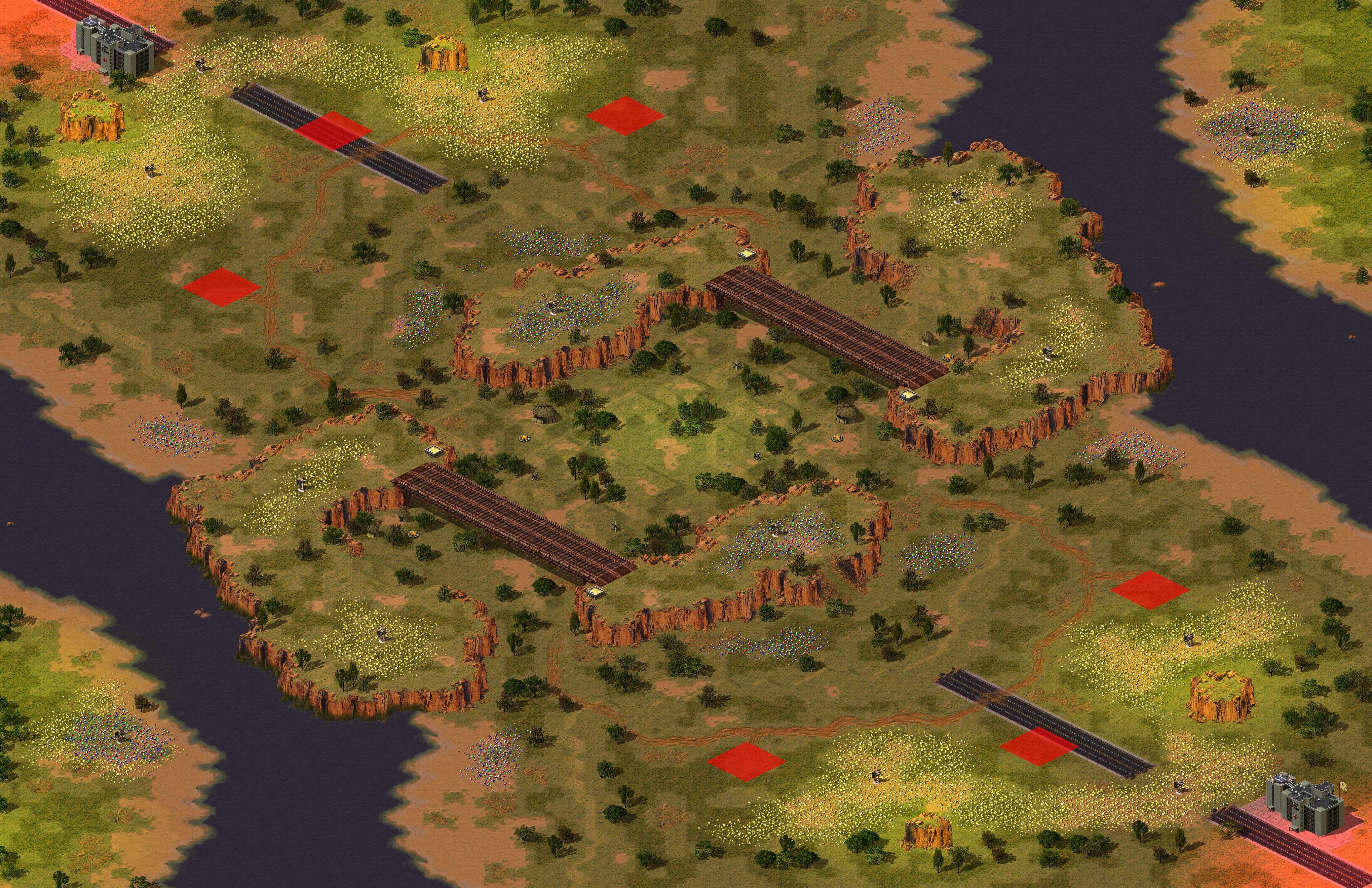Rendered map: Gold Rush Valley