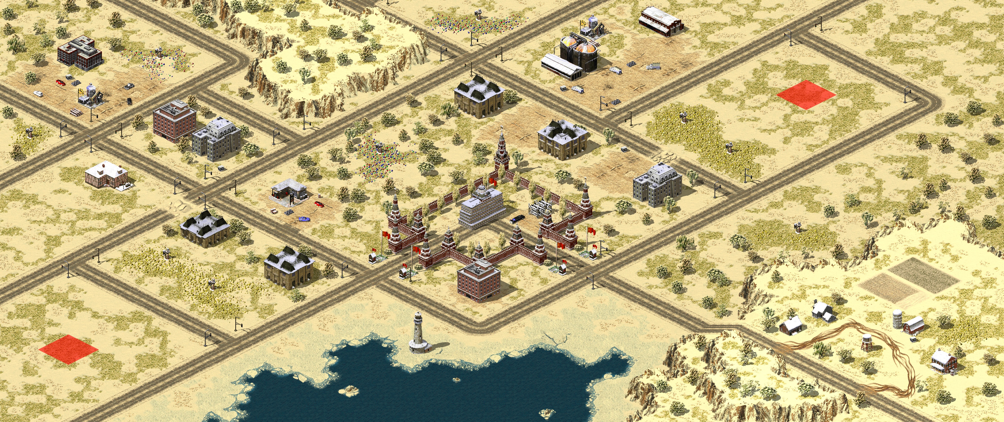 Rendered map: For Mother Russia