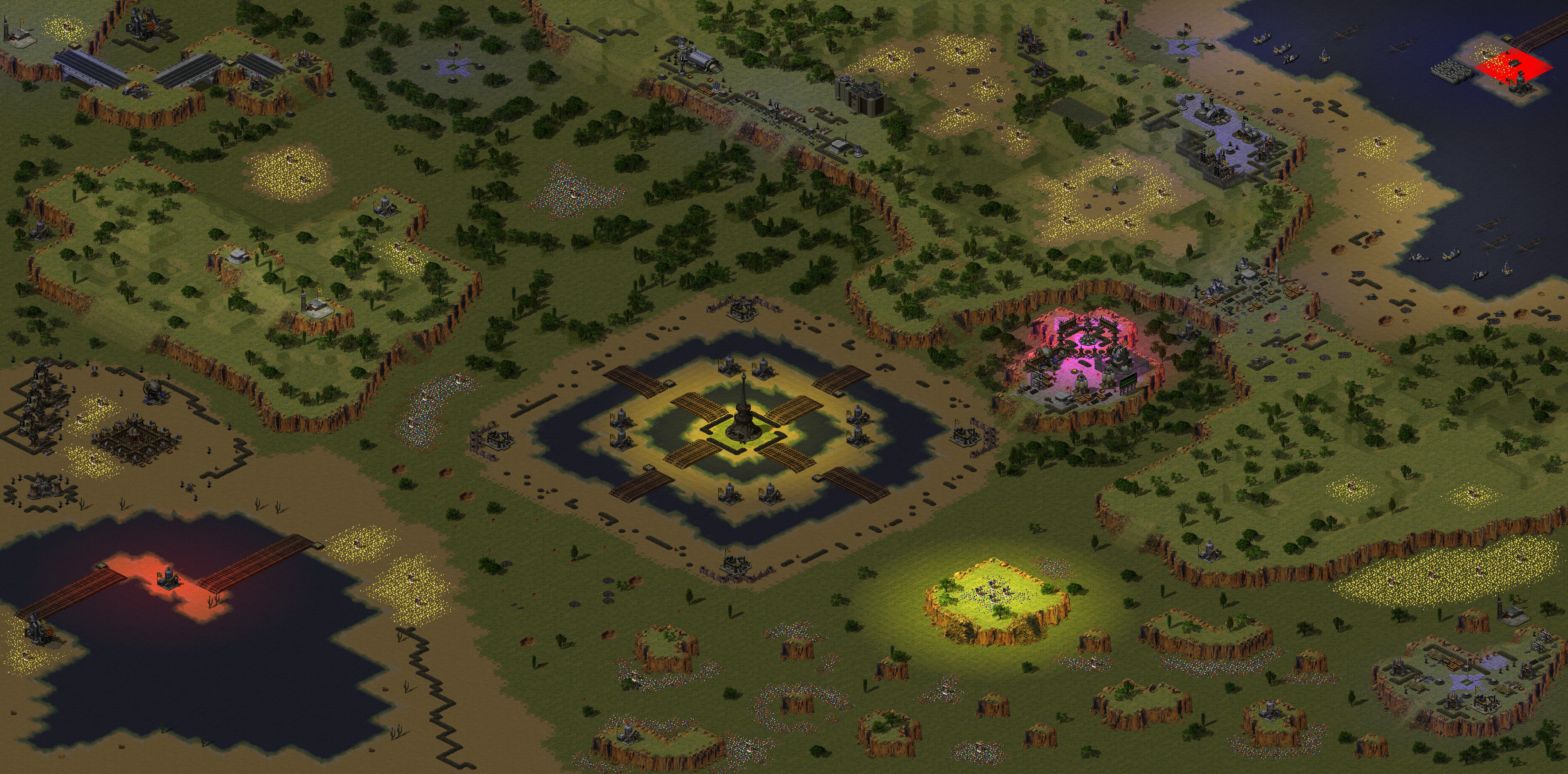 Rendered map: Nuke Crisis Iron Tower Loop 2