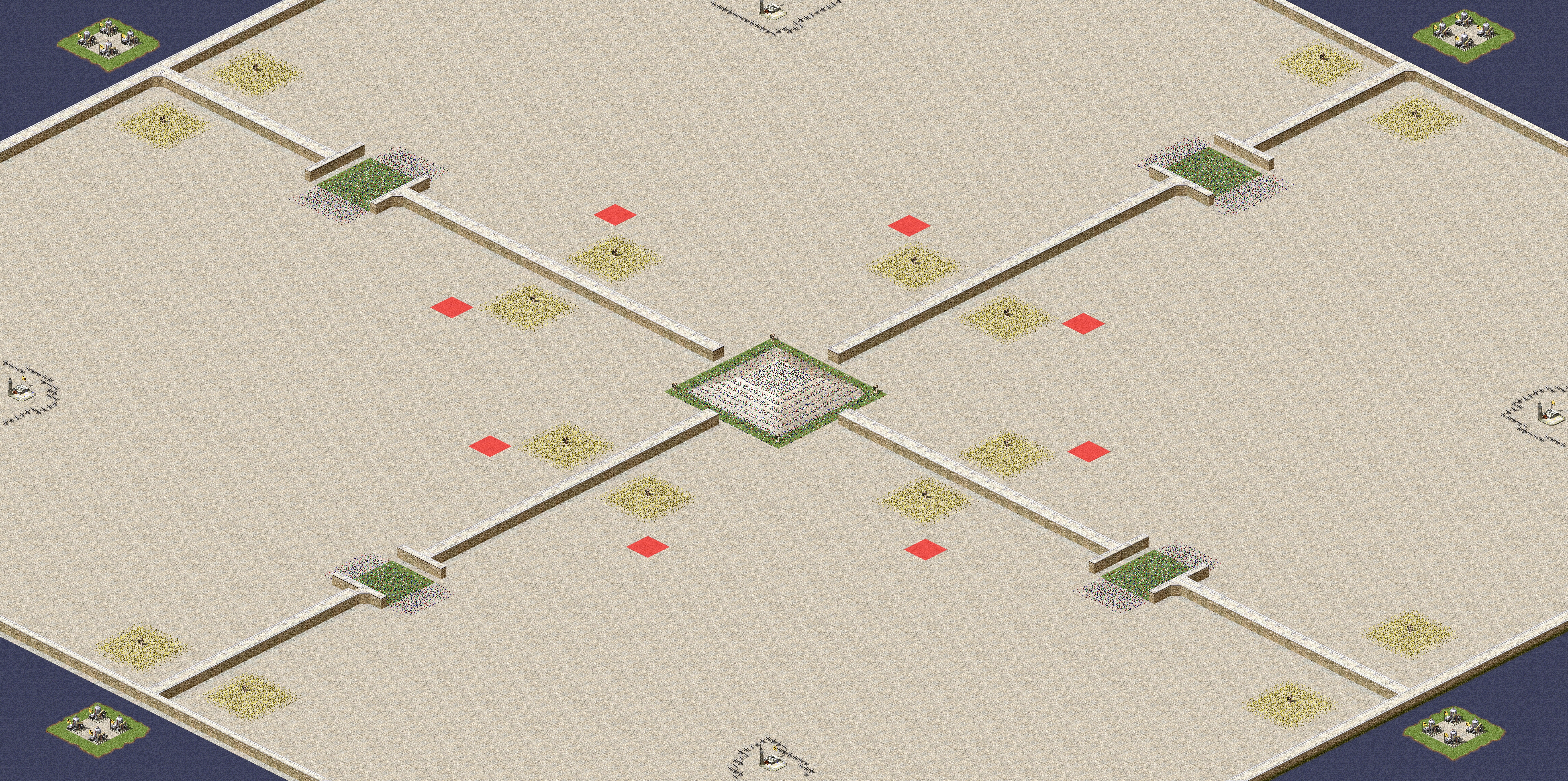 Rendered map: Crossroads - Ground War 1.0