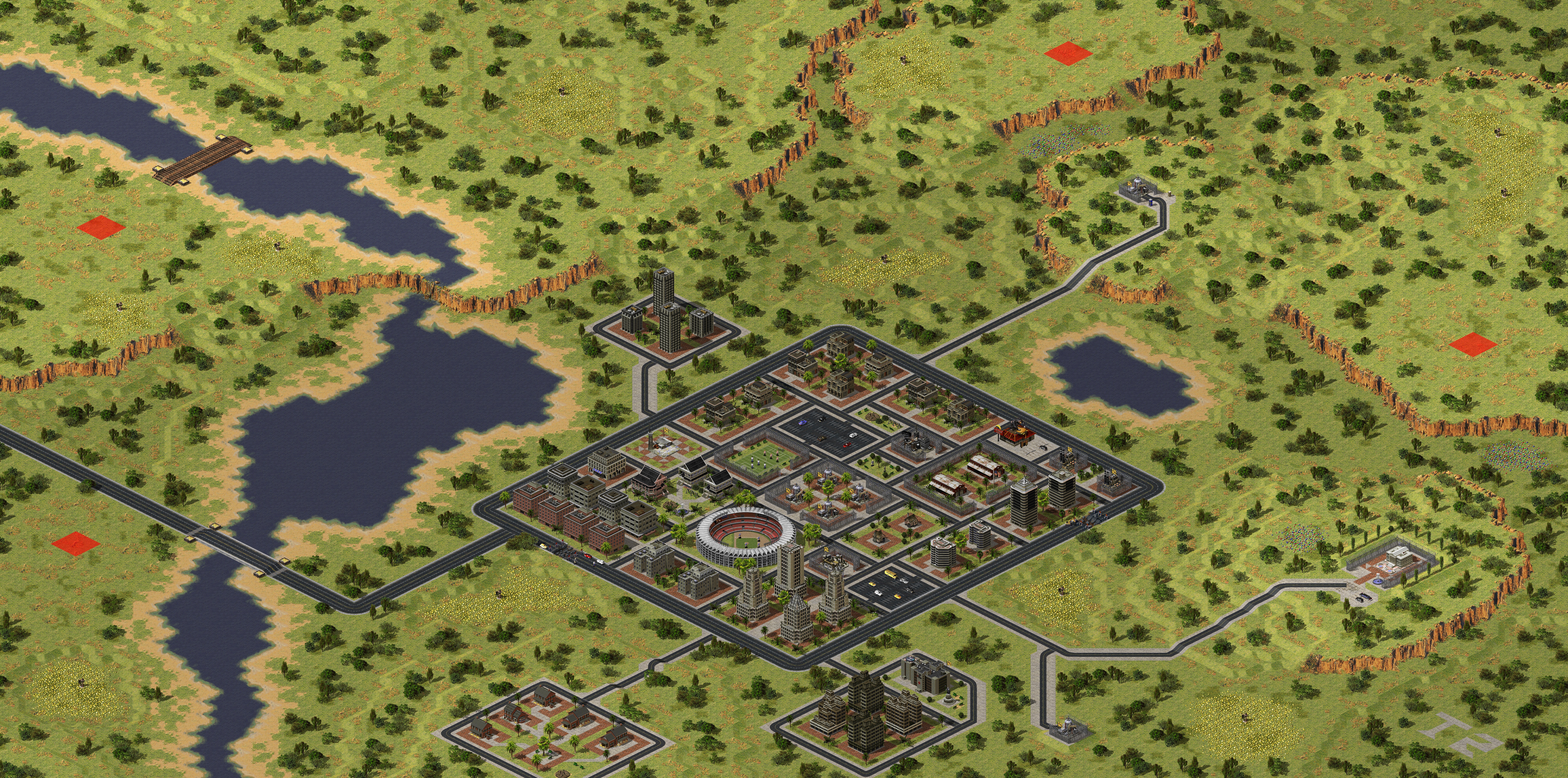 Rendered map: [TW2] The Urban Forest