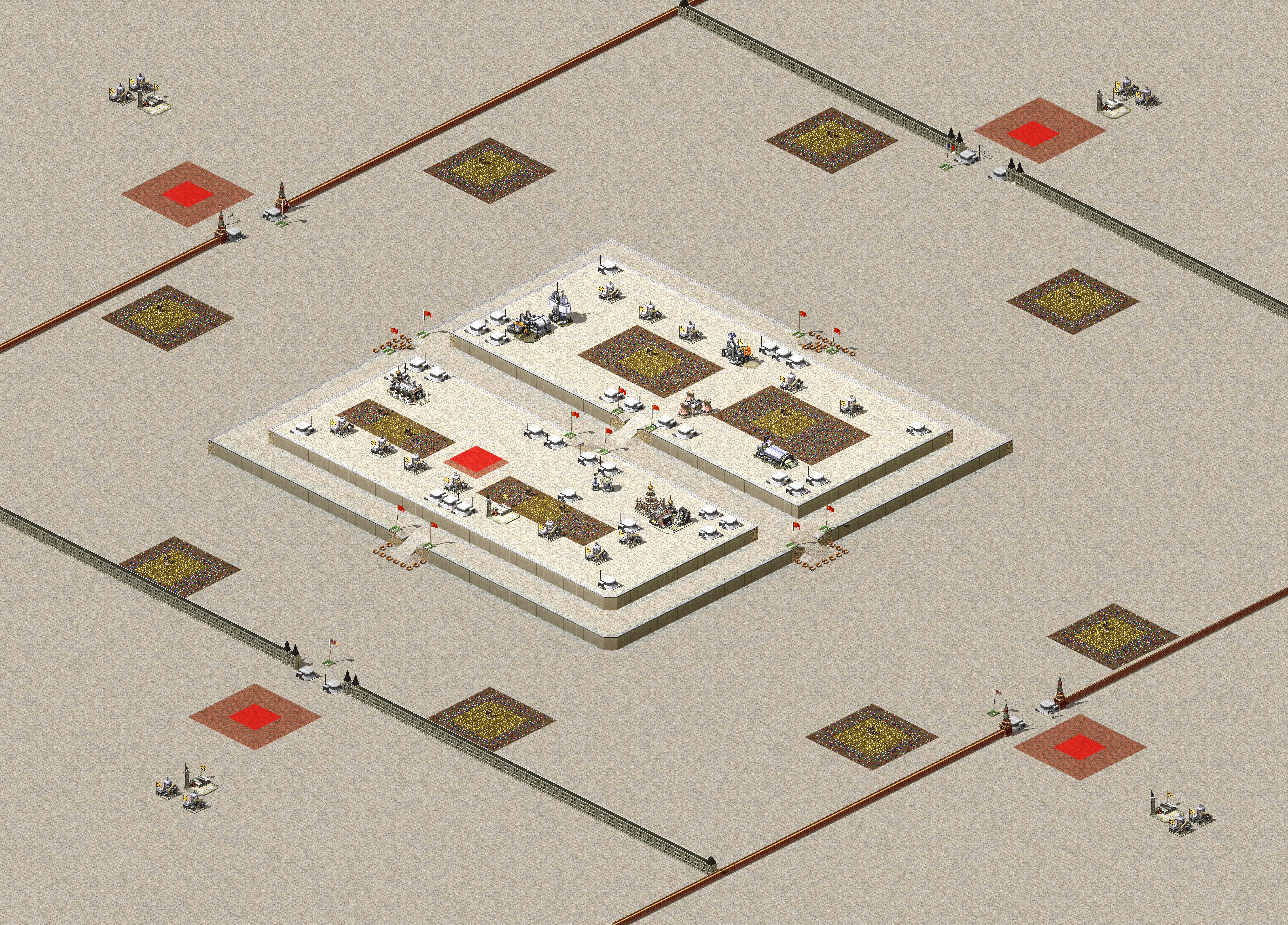 Rendered map: 1v4 Siege