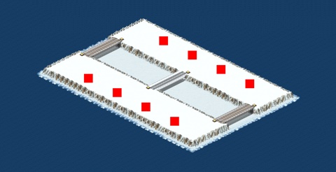 Rendered preview of Snowy Plateau 4v4