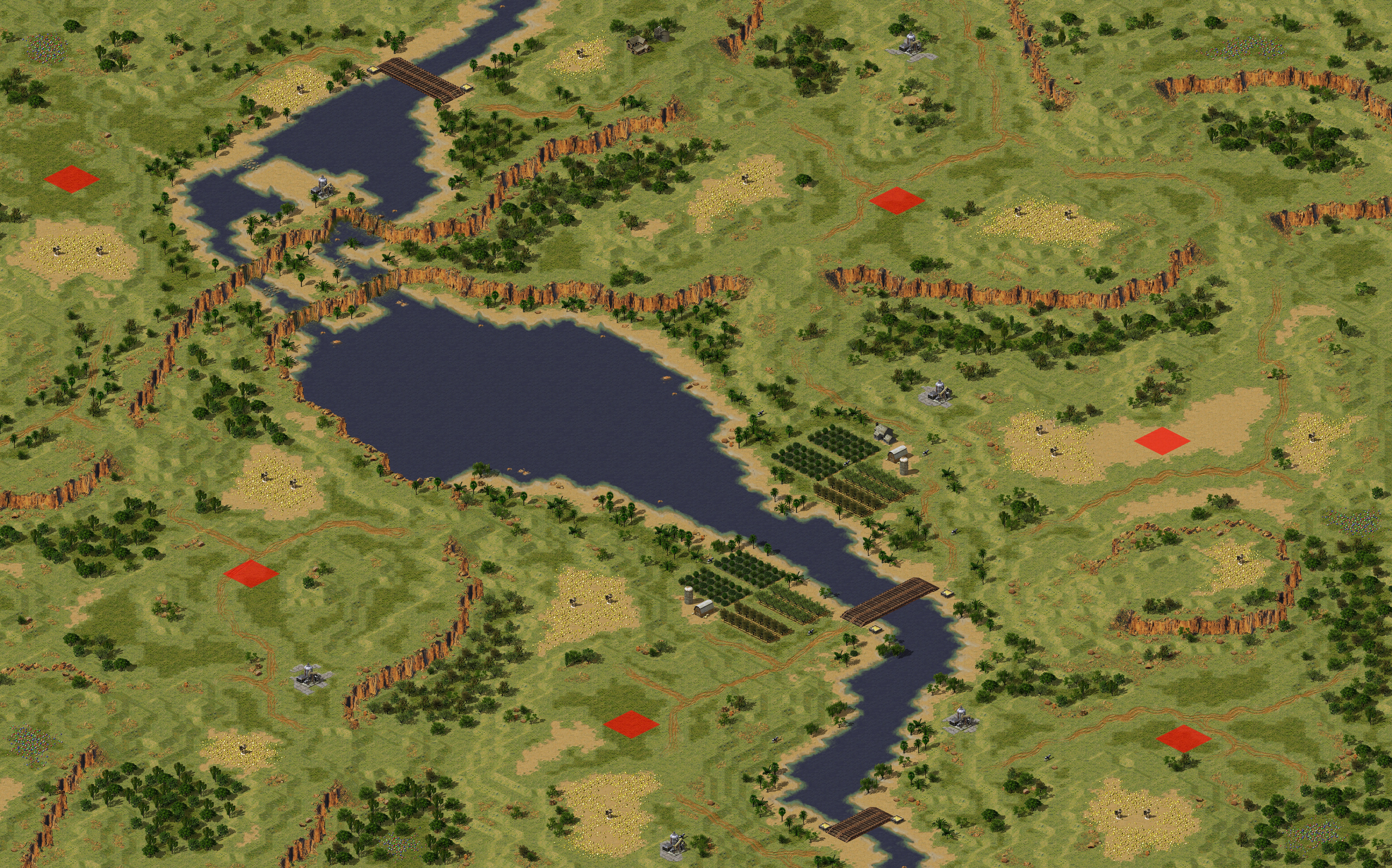 Rendered map: Malibu Cliffs