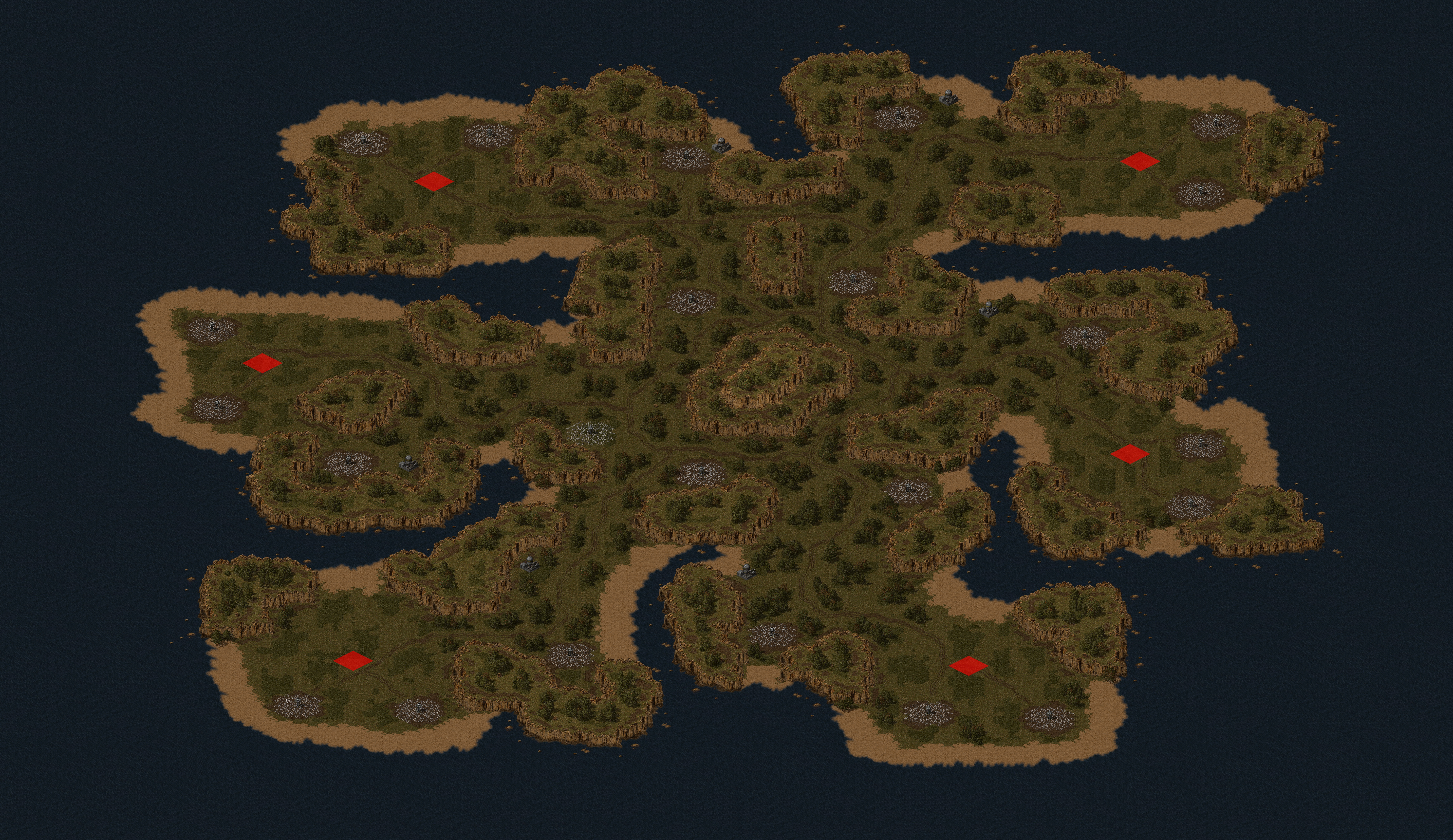 Rendered map: Magmageddon