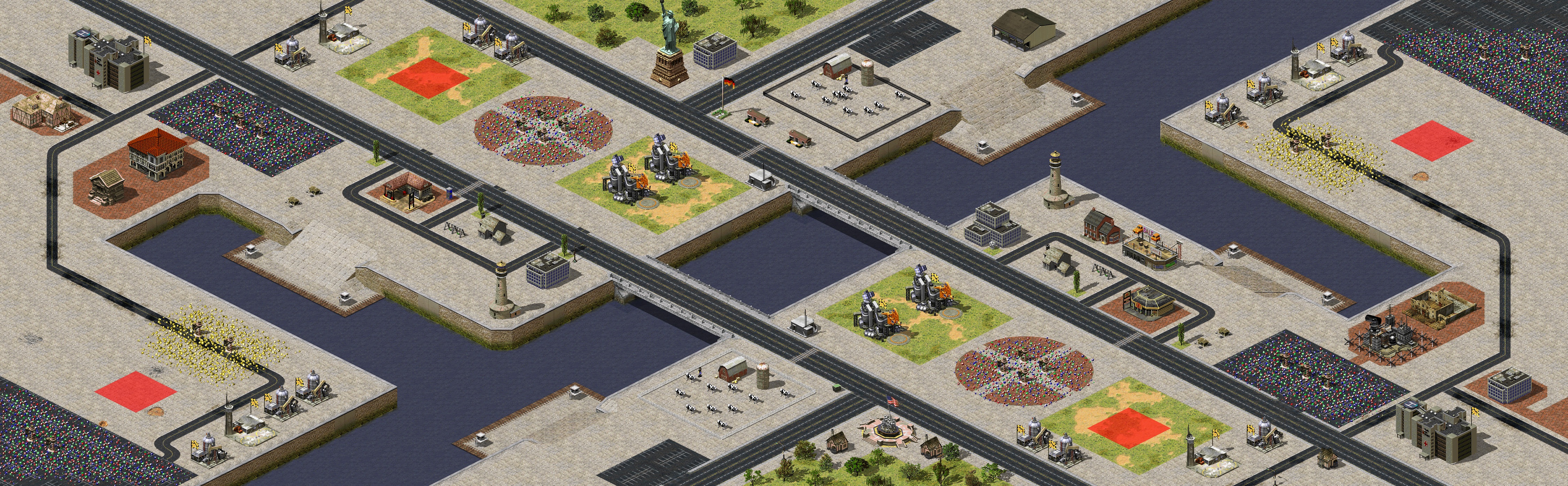 Rendered map: War Arena 2v2