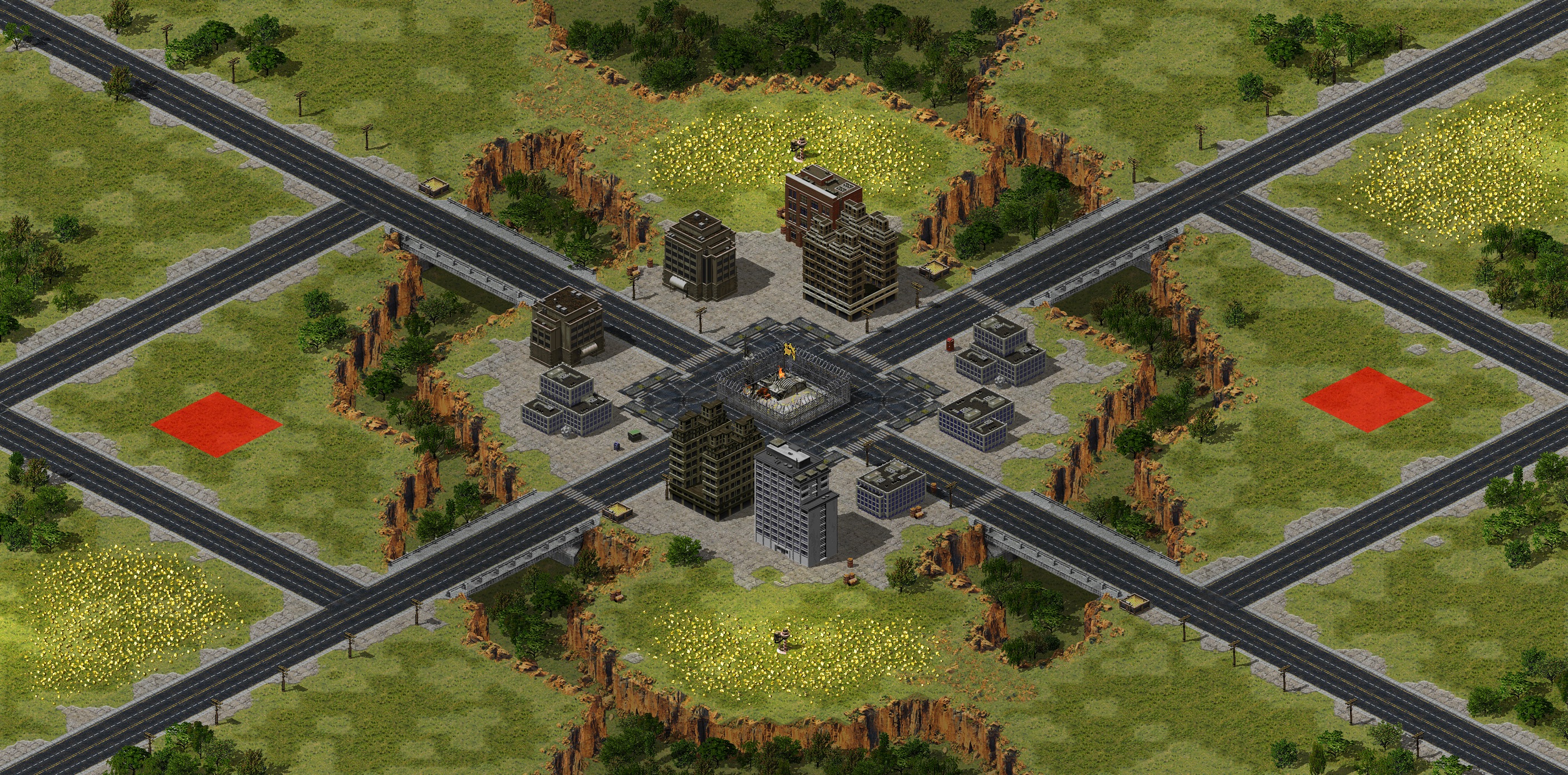 Rendered map: 新增益-城市突击战