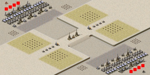 Rendered preview of 4v4 Iron Tower Narrow Pass
