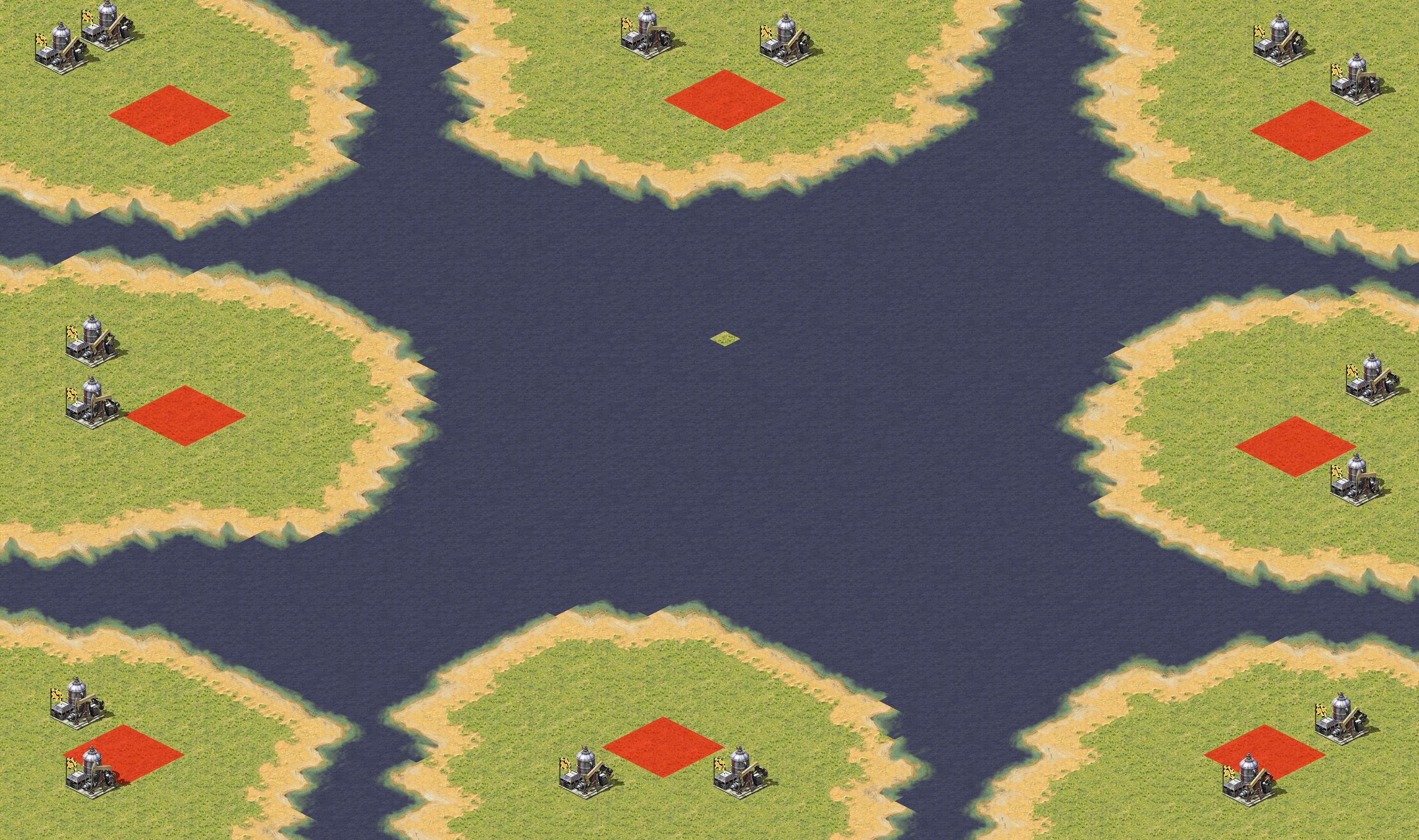 Rendered map: Bathtub Wars