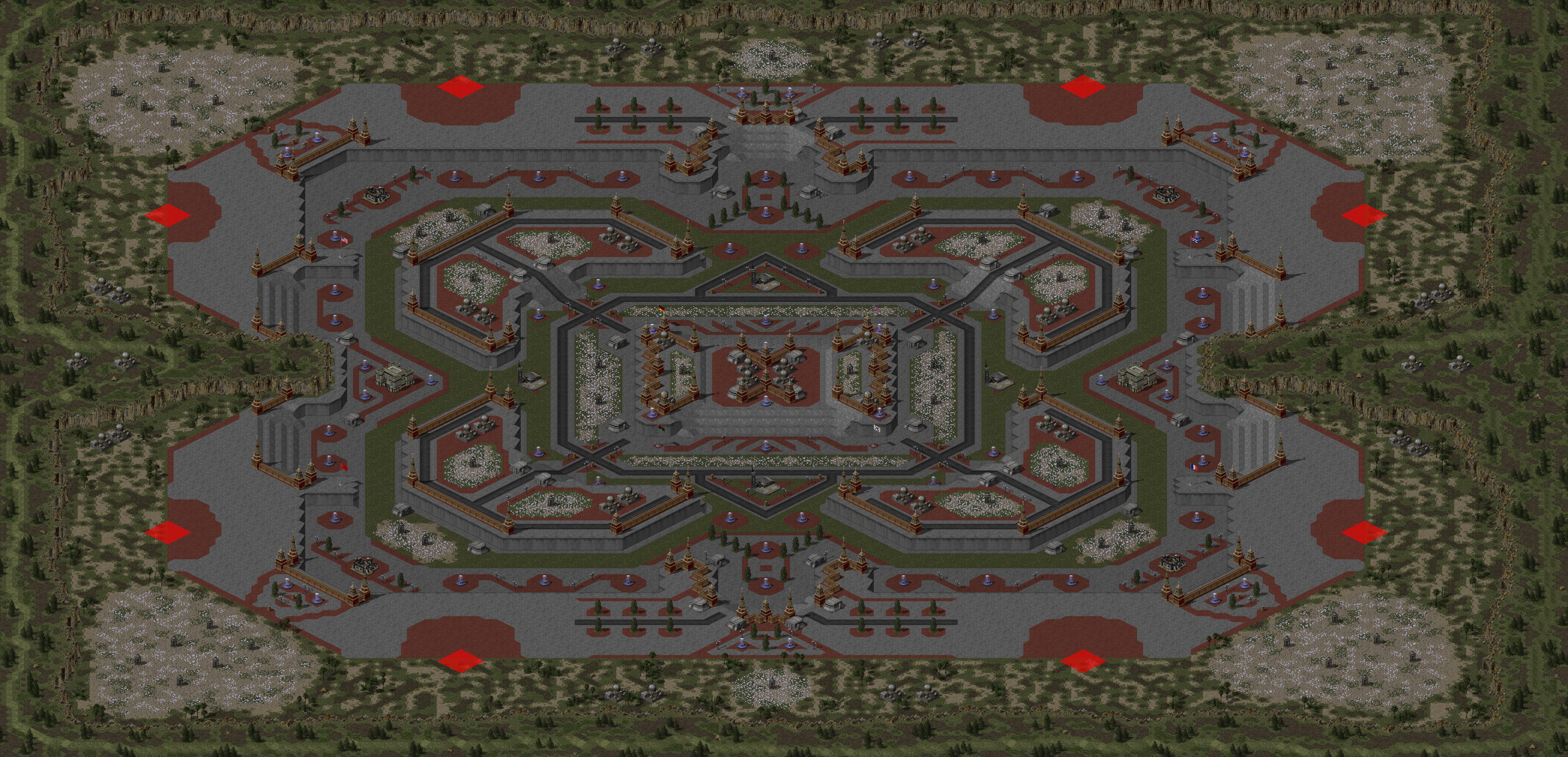 Rendered map: Central Quad