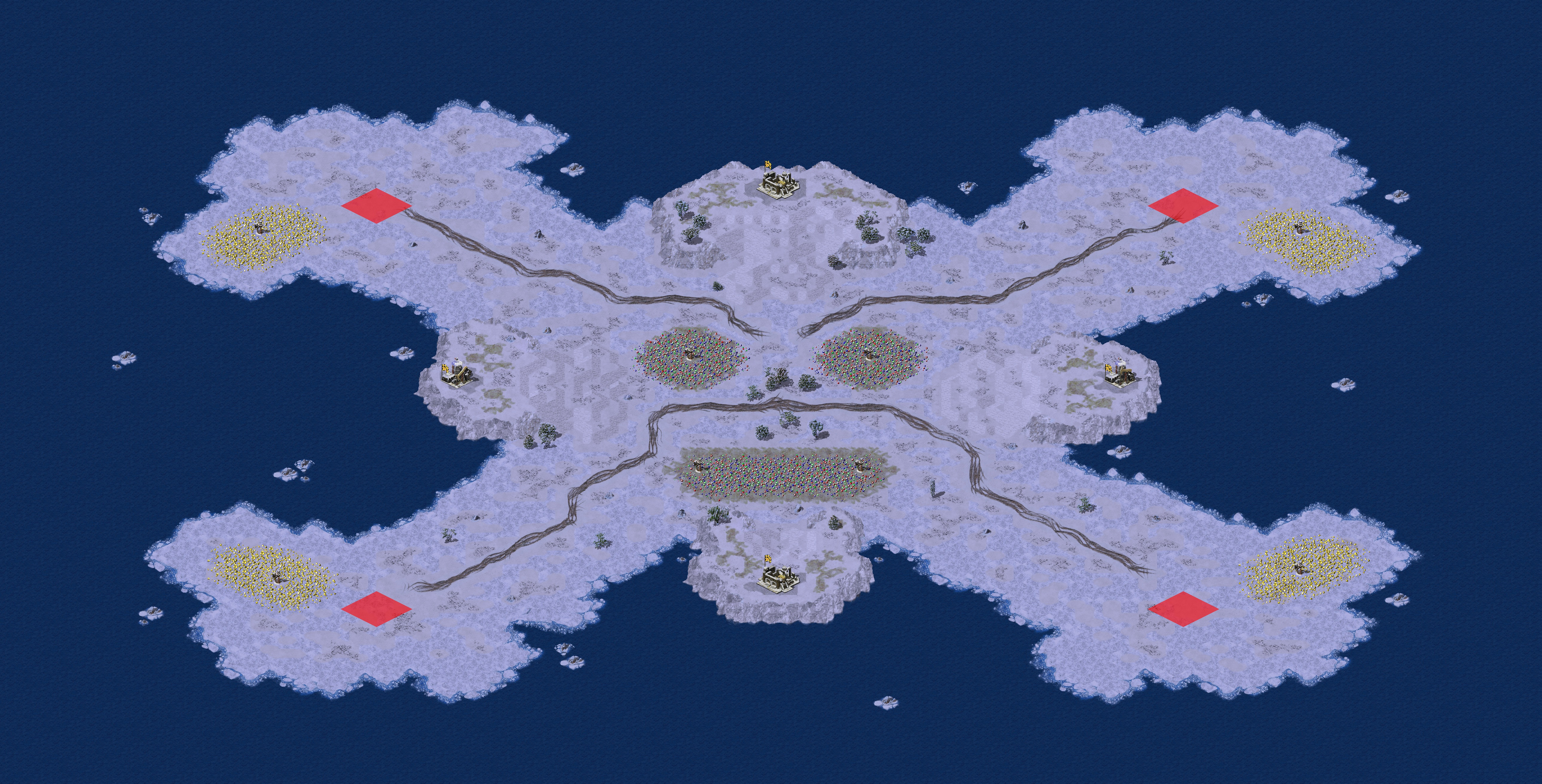 Rendered map: Face Down