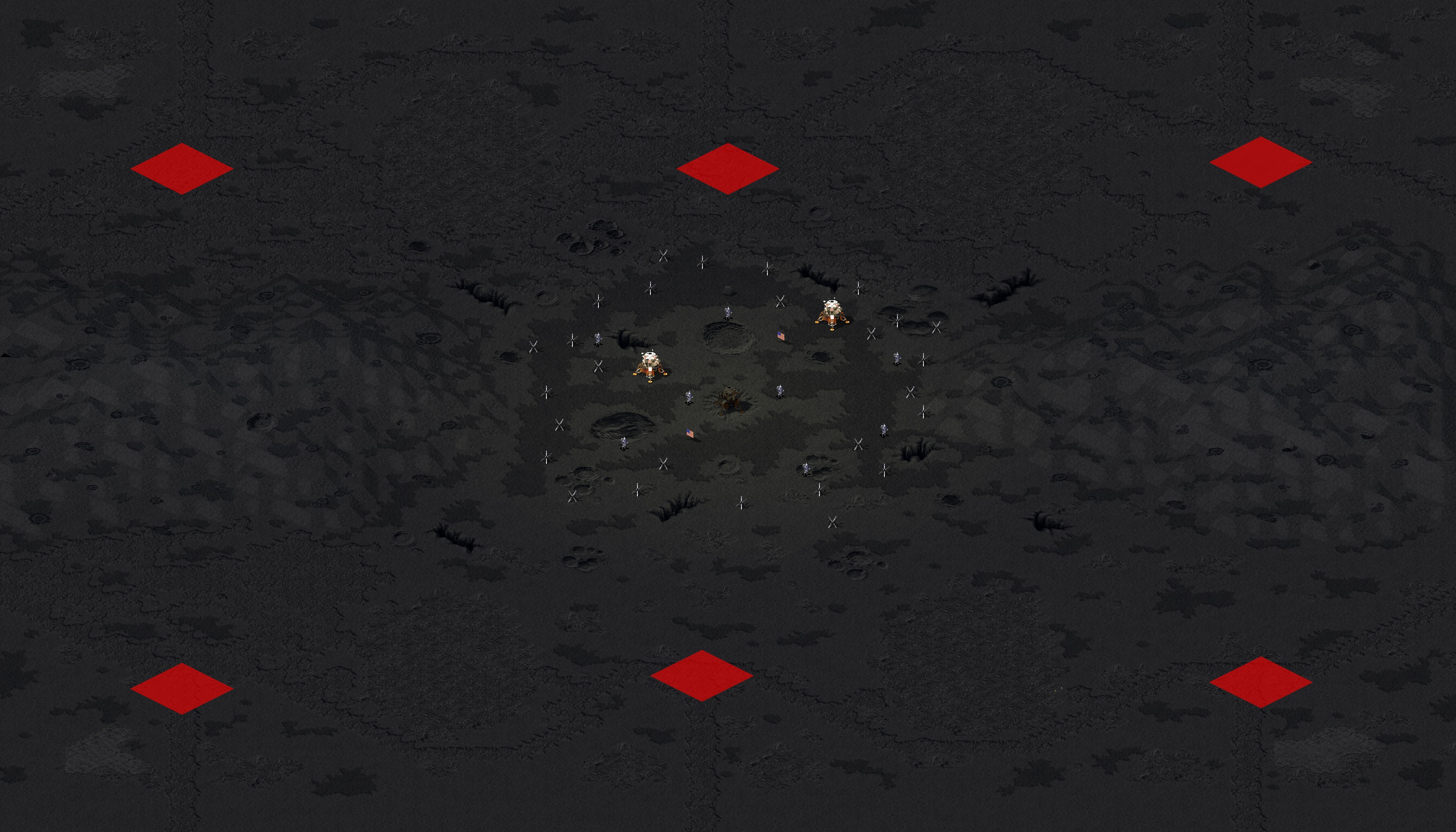 Rendered map: Lunar Rift Battle