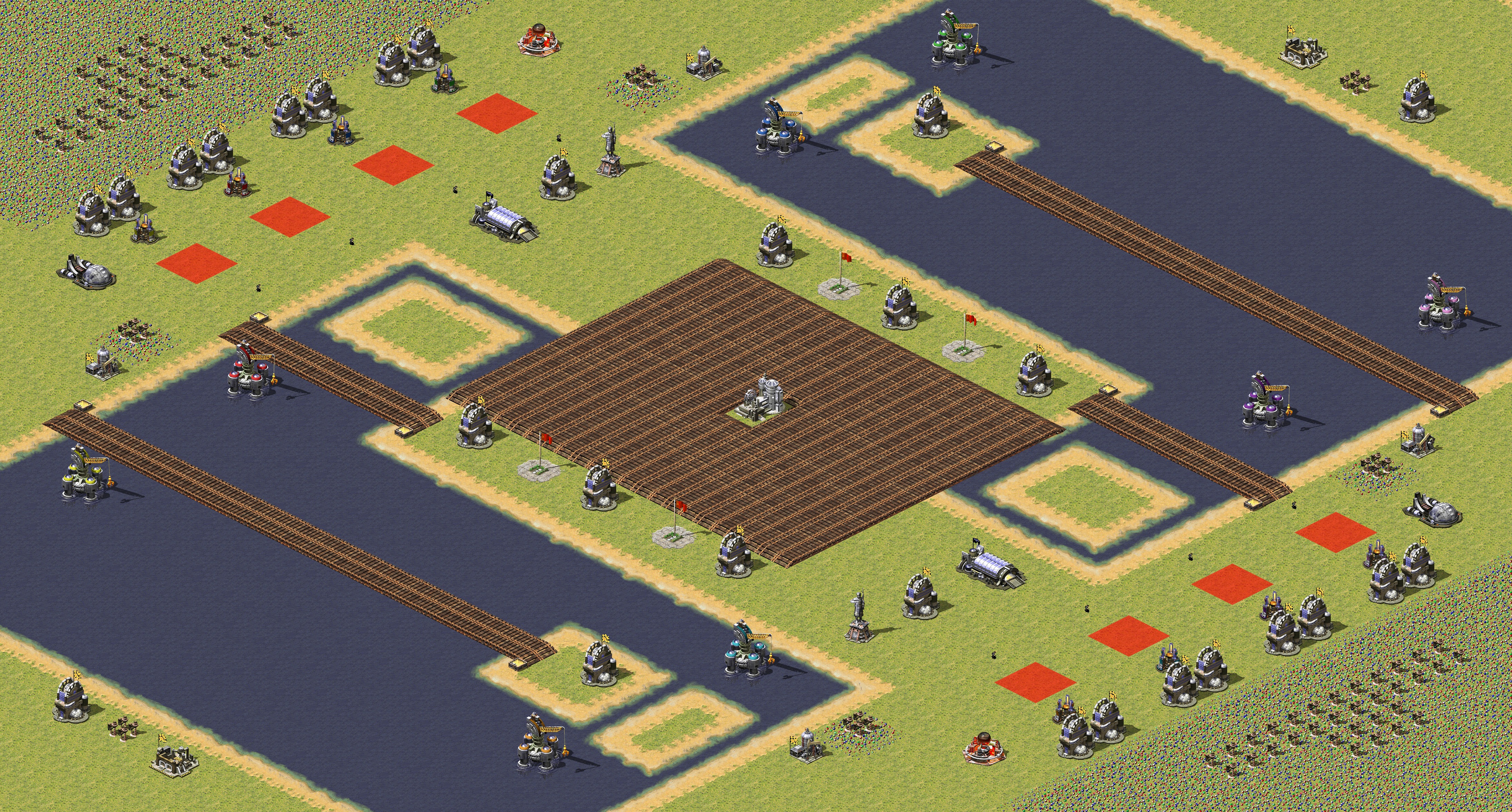 Rendered map: Wanning Red Alert 4v4