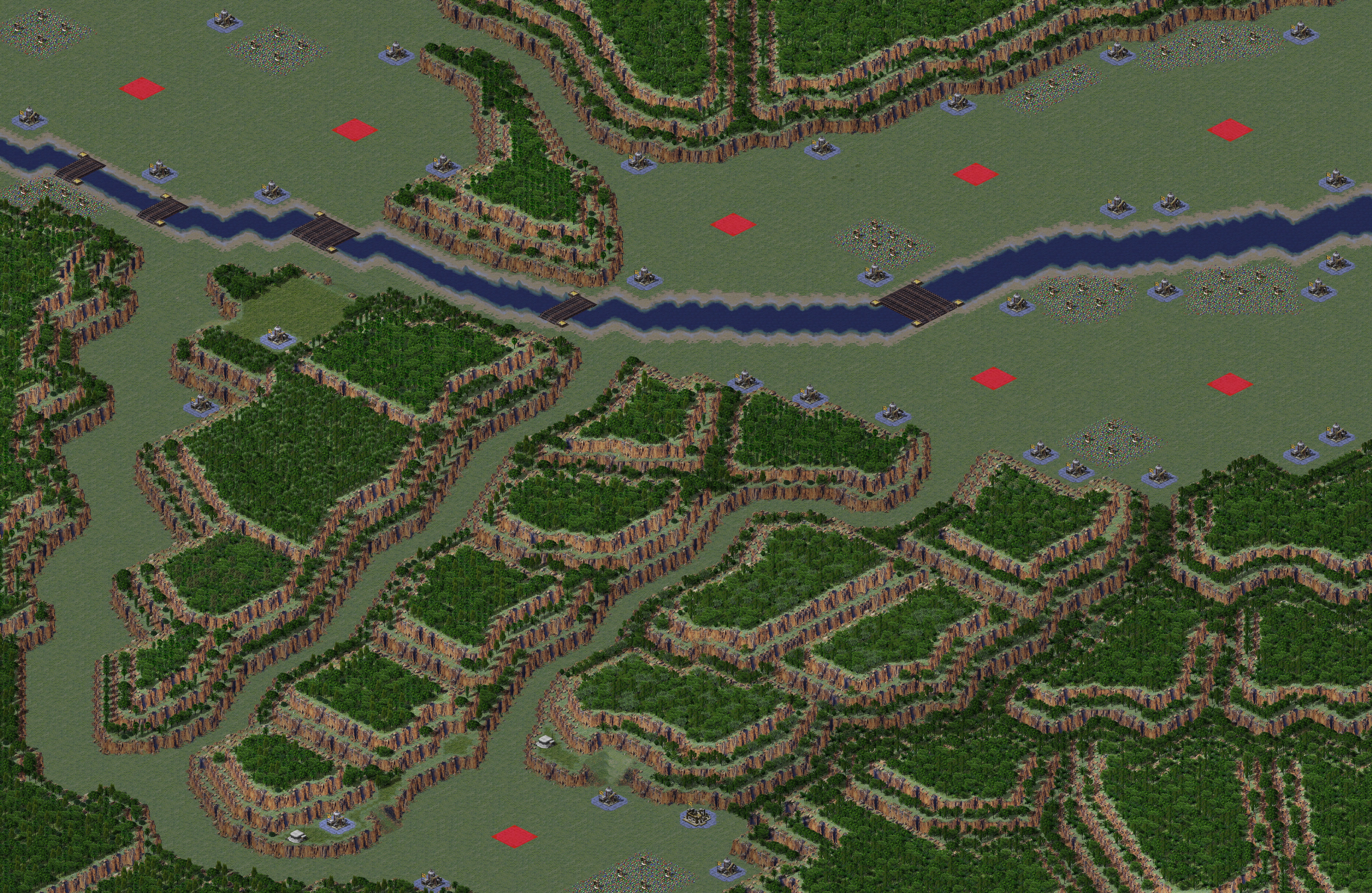 Rendered map: Shu Northern Campaign