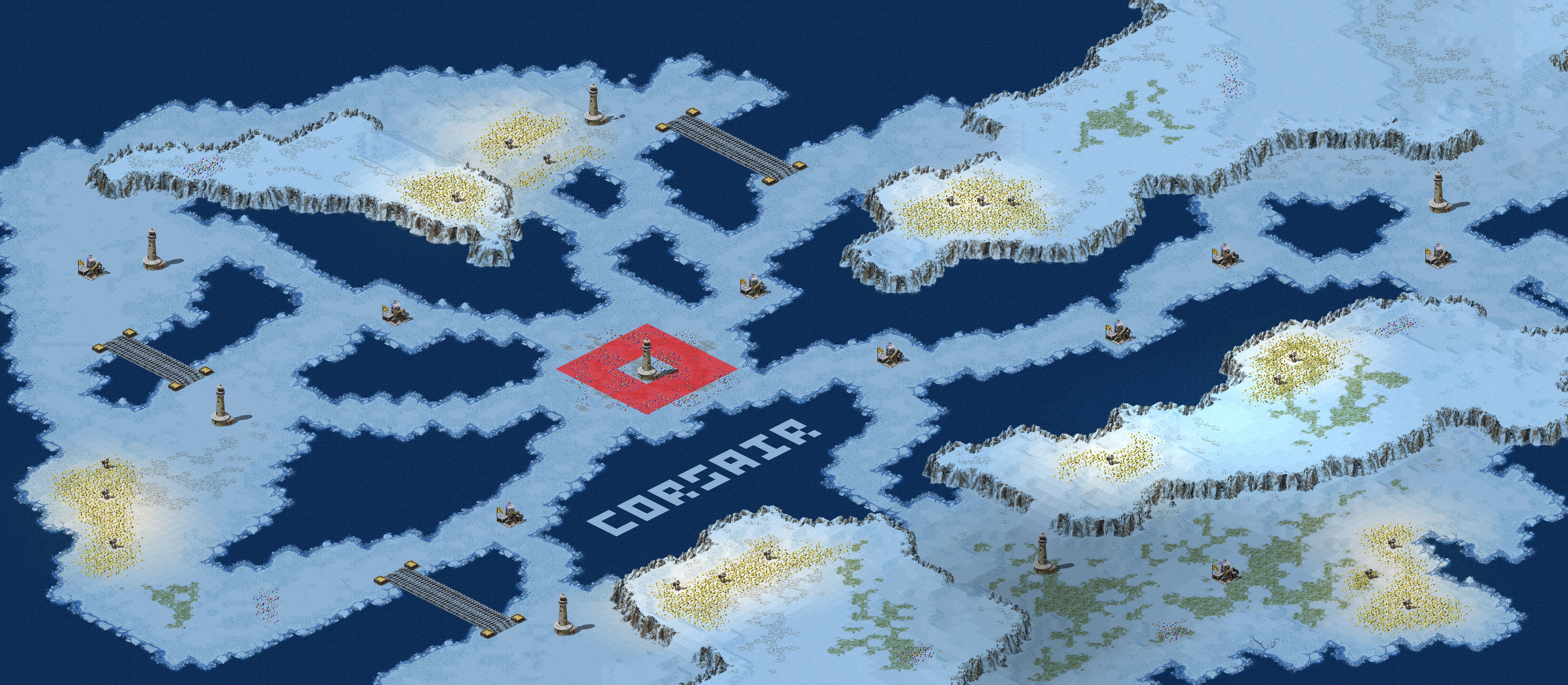 Rendered map: Bering Queen's Game