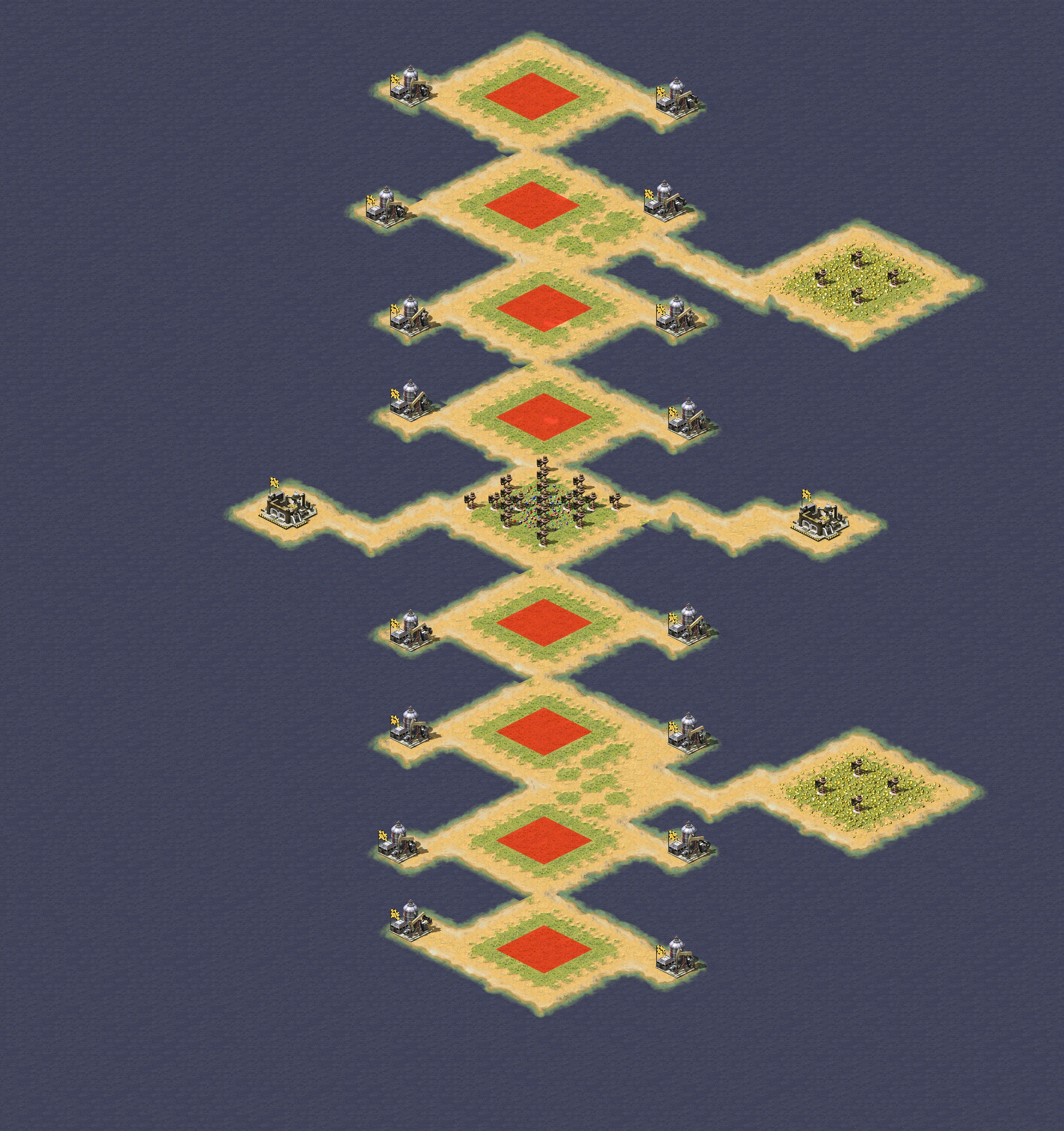 Rendered map: String of Patches 4v4