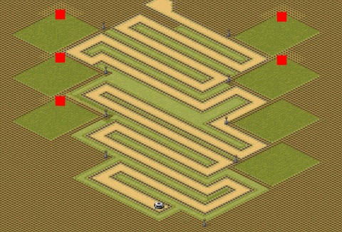 Rendered preview of Snarks Tower Defense v3