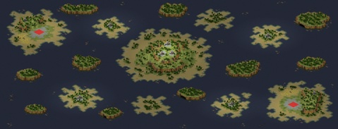 Rendered preview of Paradise Islands
