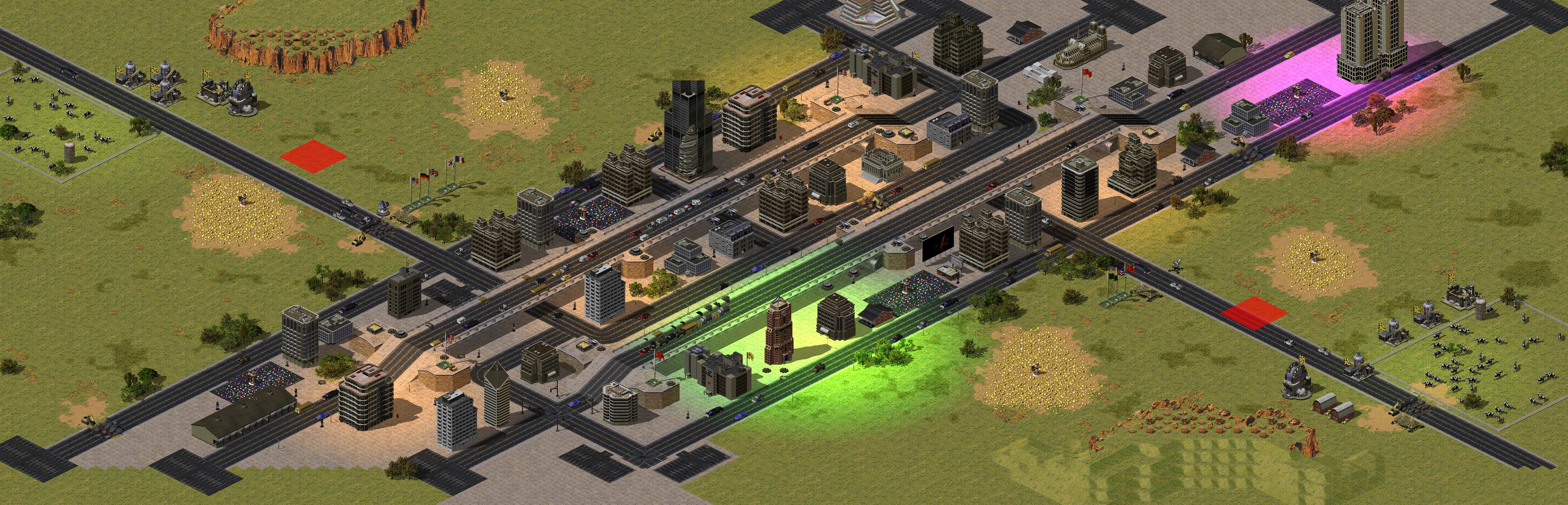 Rendered map: Conflict Town