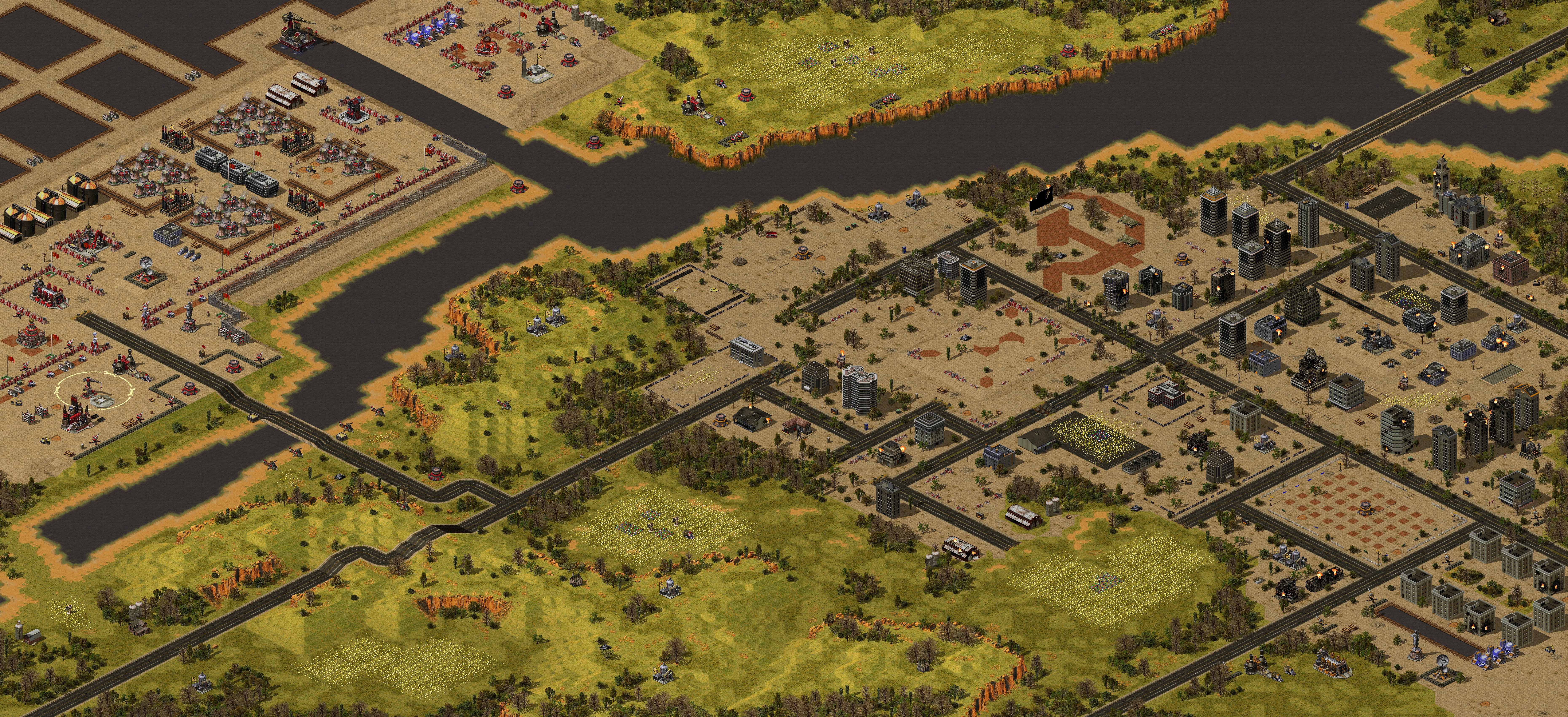 Rendered map: Contamination