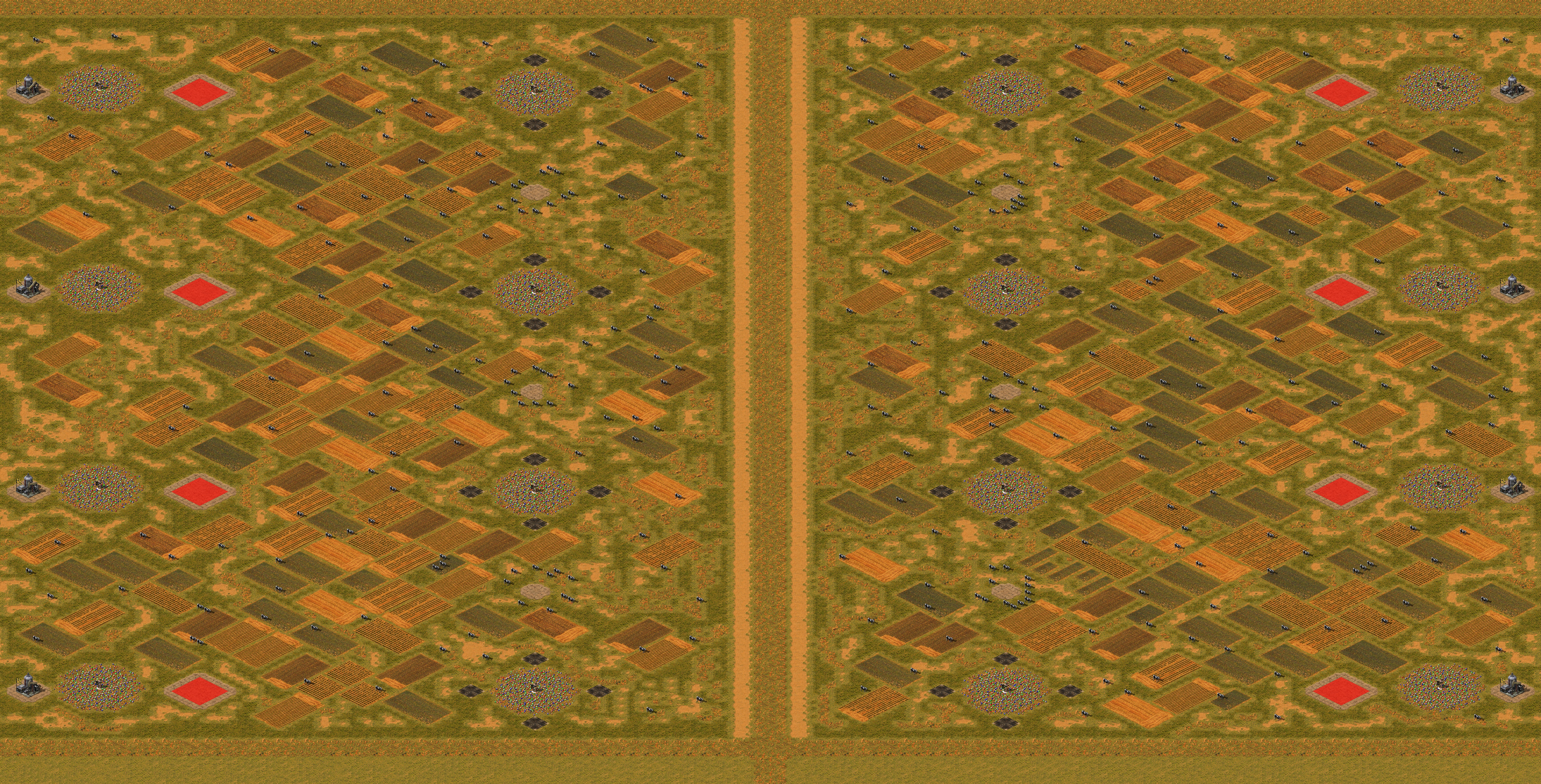 Rendered map: 楚河汉界[对战]
