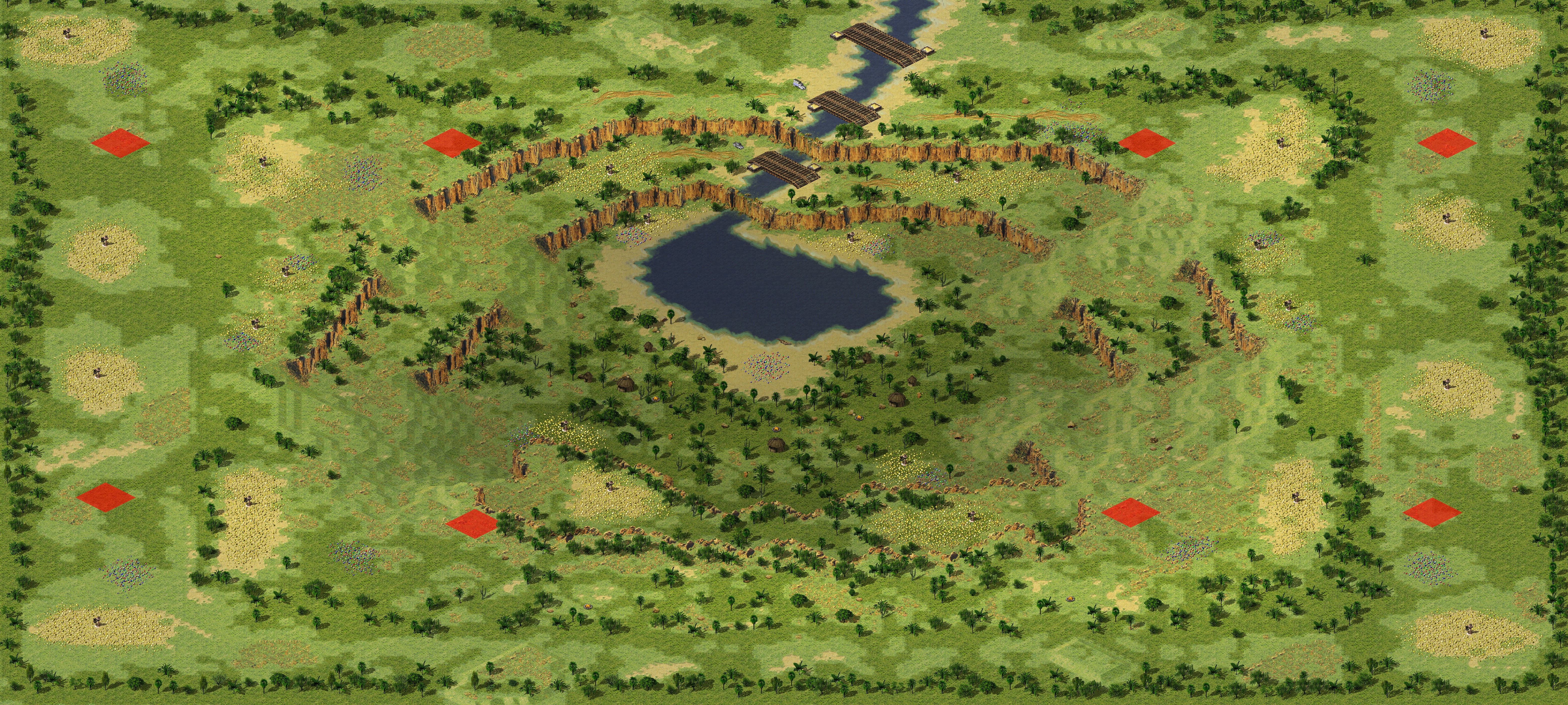 Rendered map: [8] Jungle Of Vietnam 4v4